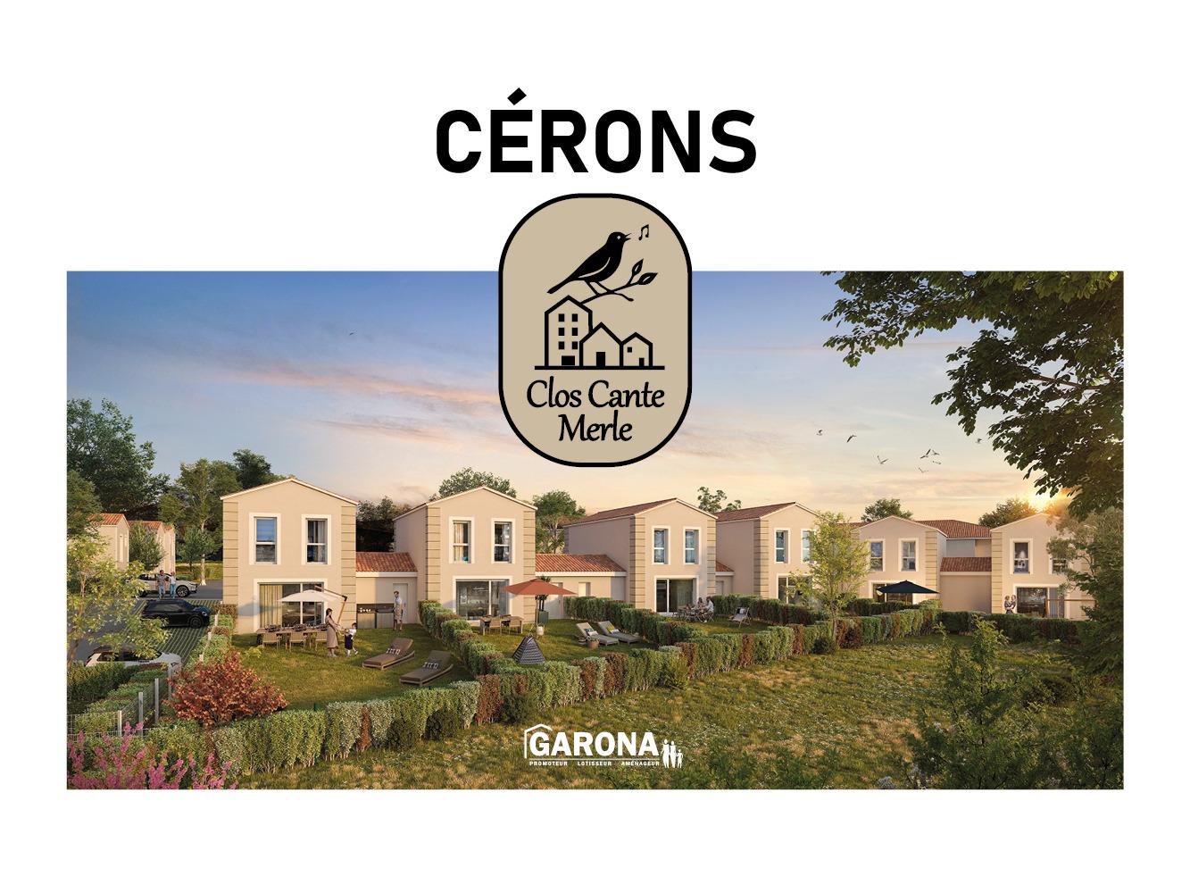 Programme immobilier neuf 33720 Cérons CÉ-14677
