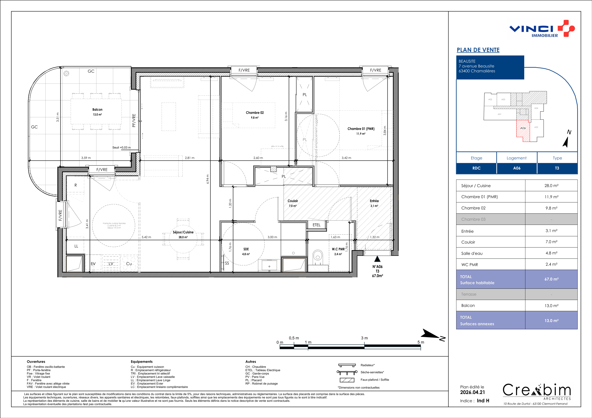 Appartement à Chamalières 63400 image 7