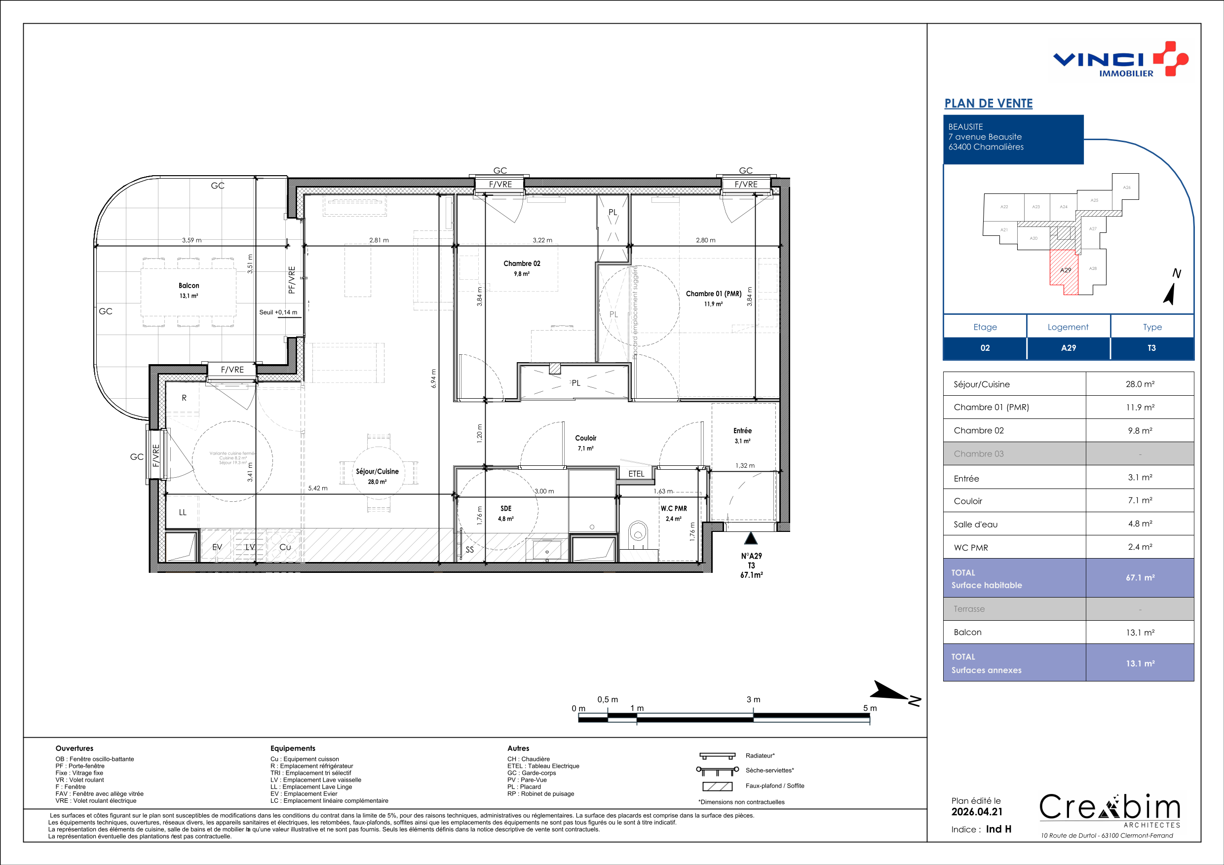 Appartement à Chamalières 63400 image 21