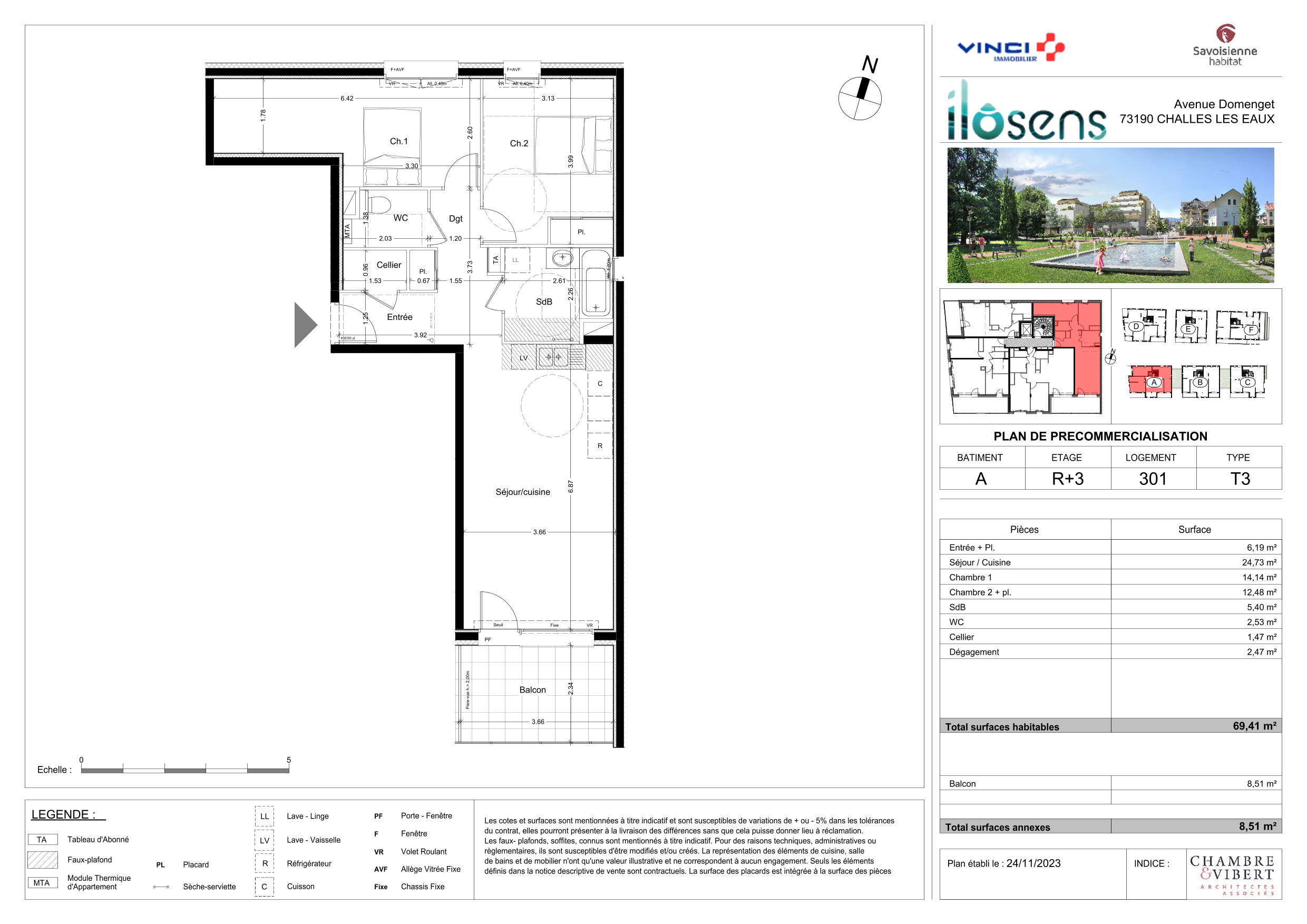 Appartement à Challes-les-Eaux 73190 image 8