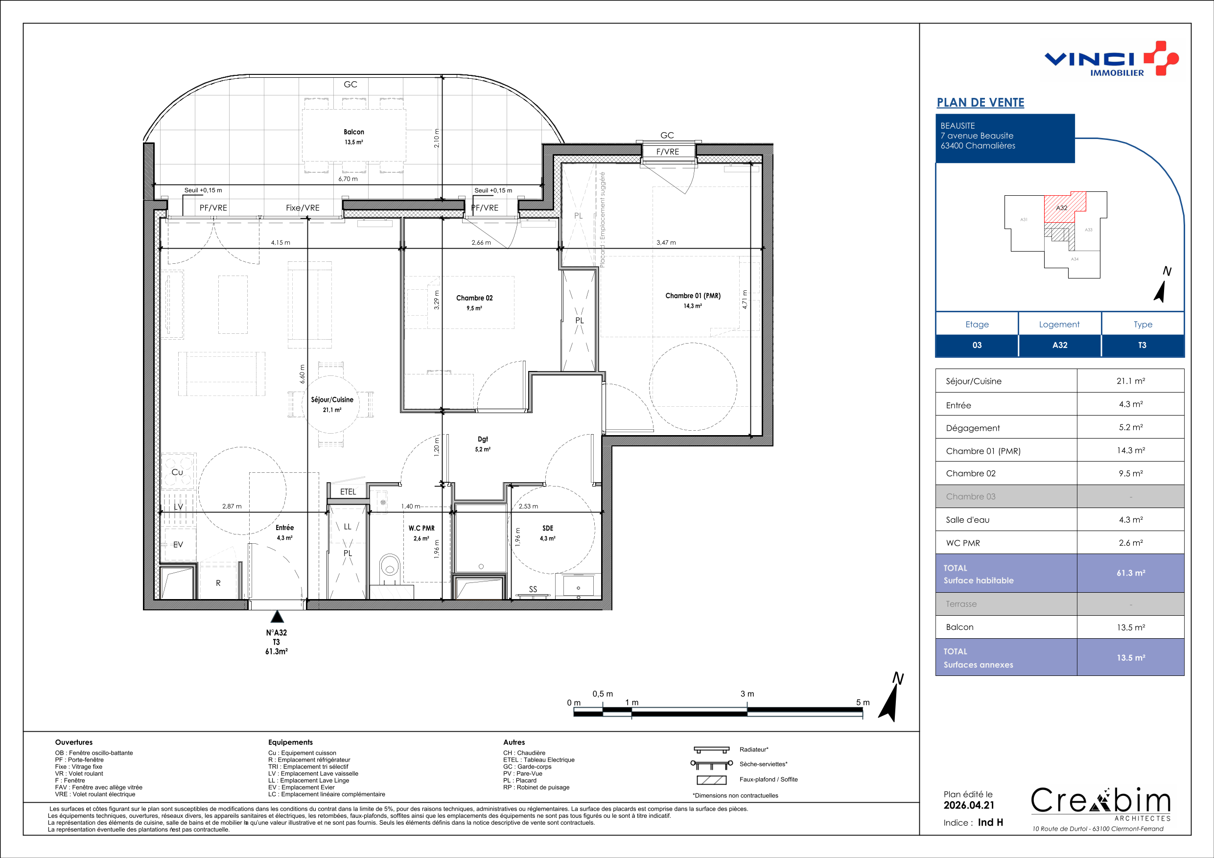 Appartement à Chamalières 63400 image 23