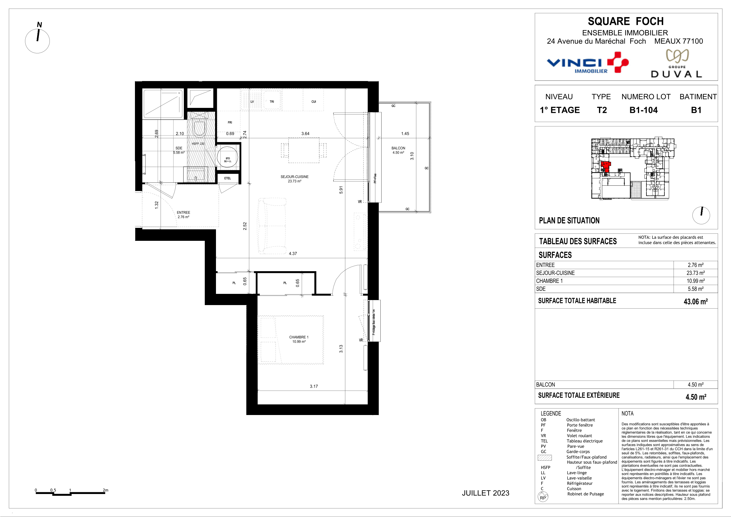 Appartement à Meaux 77100 image 10