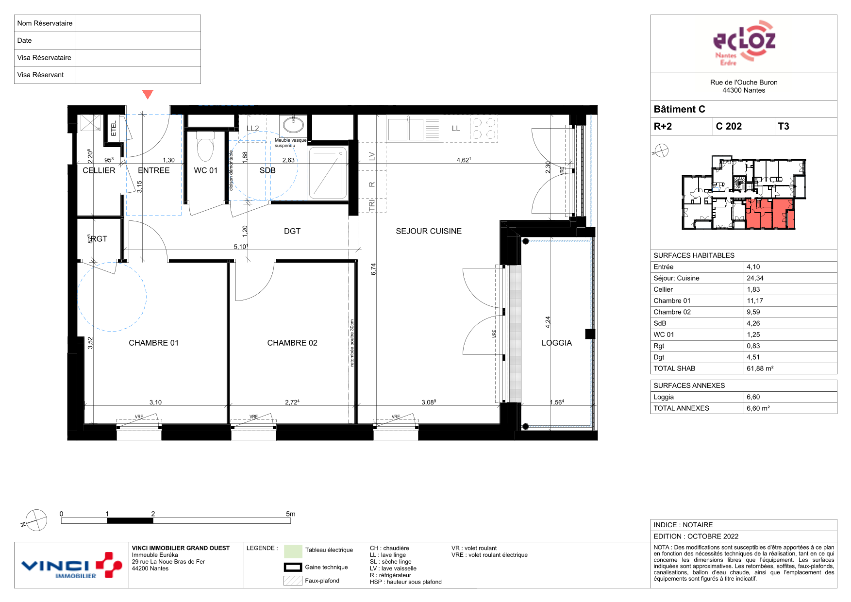 Appartement à Nantes 44300 image 14