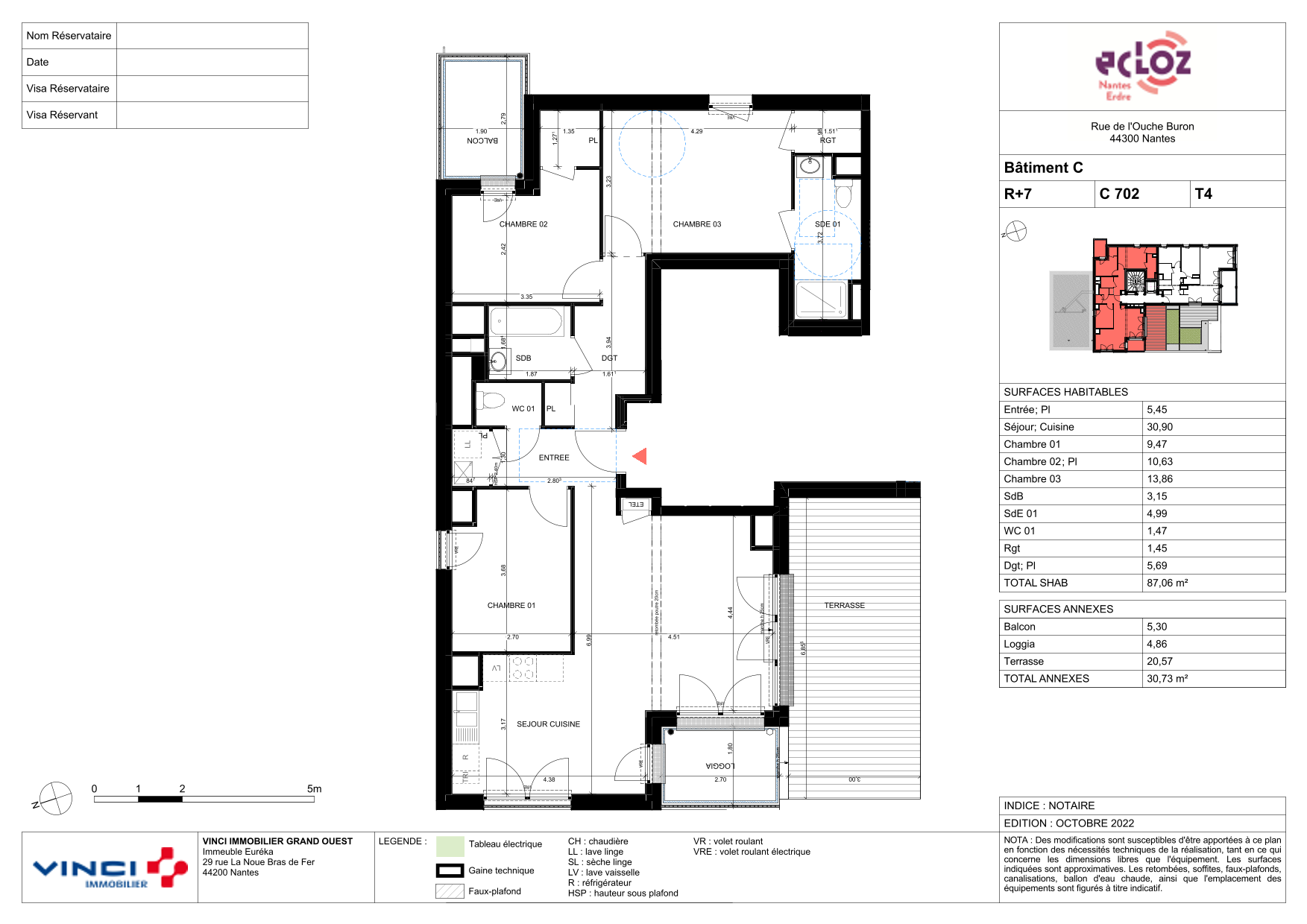 Appartement à Nantes 44300 image 17