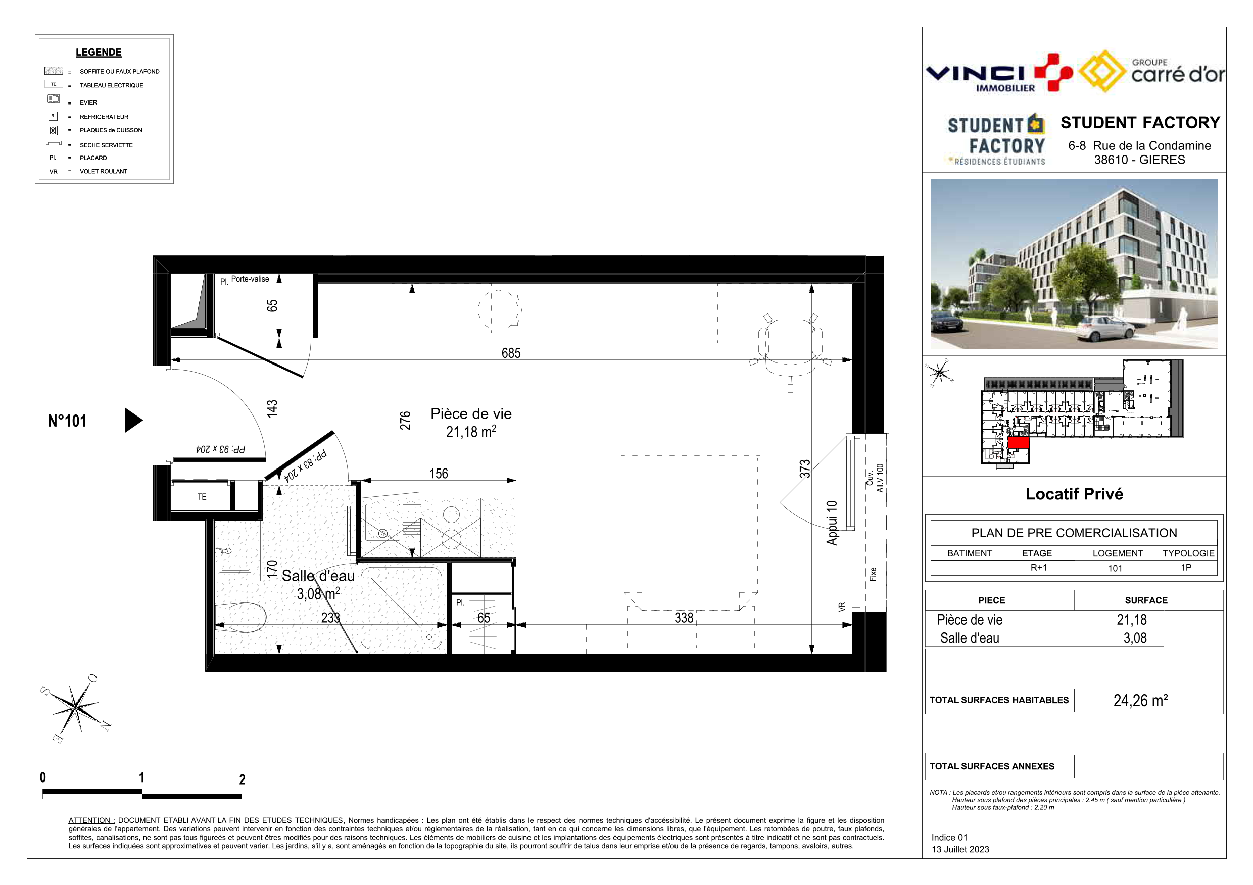 Appartement à Gières 38610 image 3