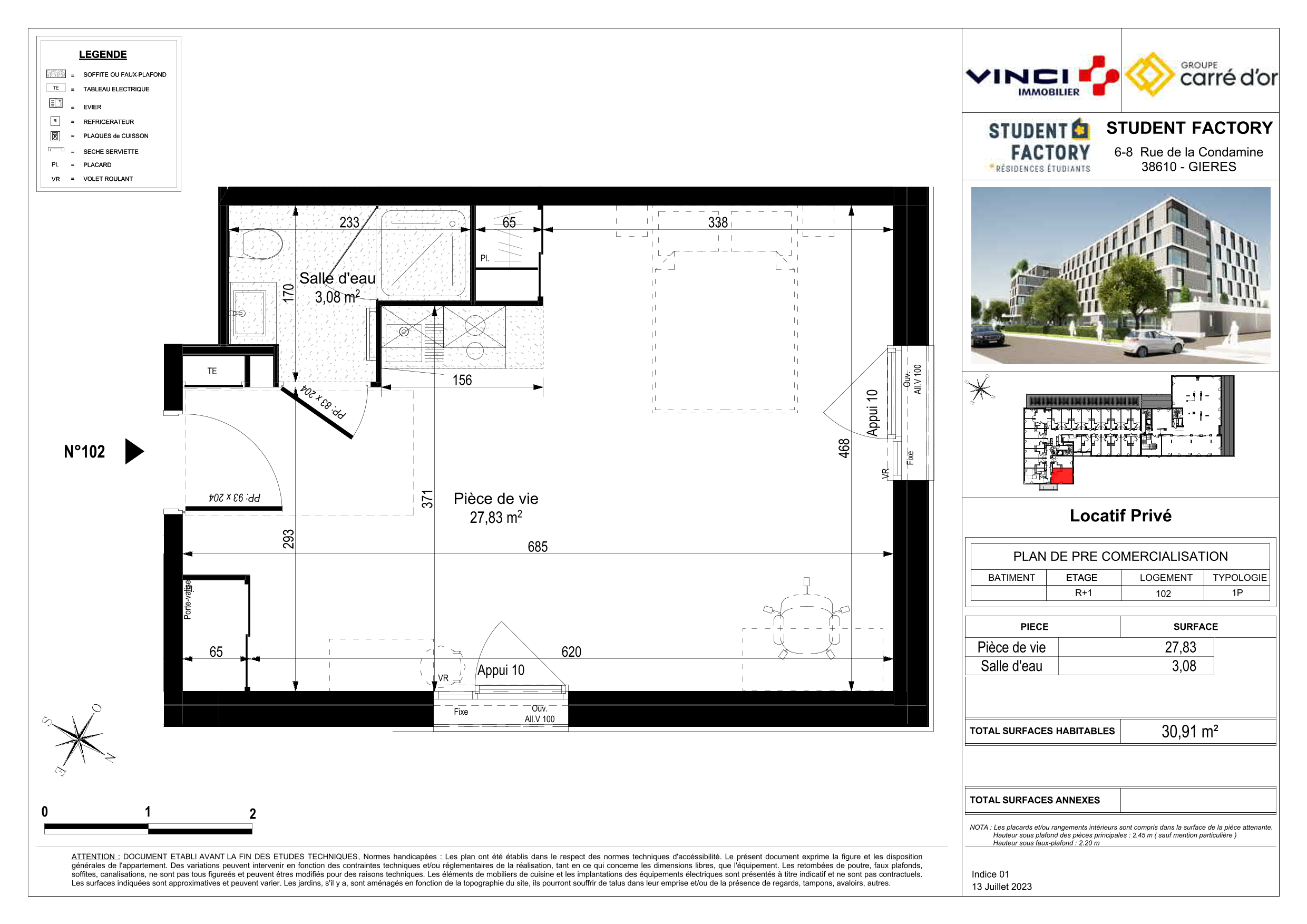 Appartement à Gières 38610 image 4