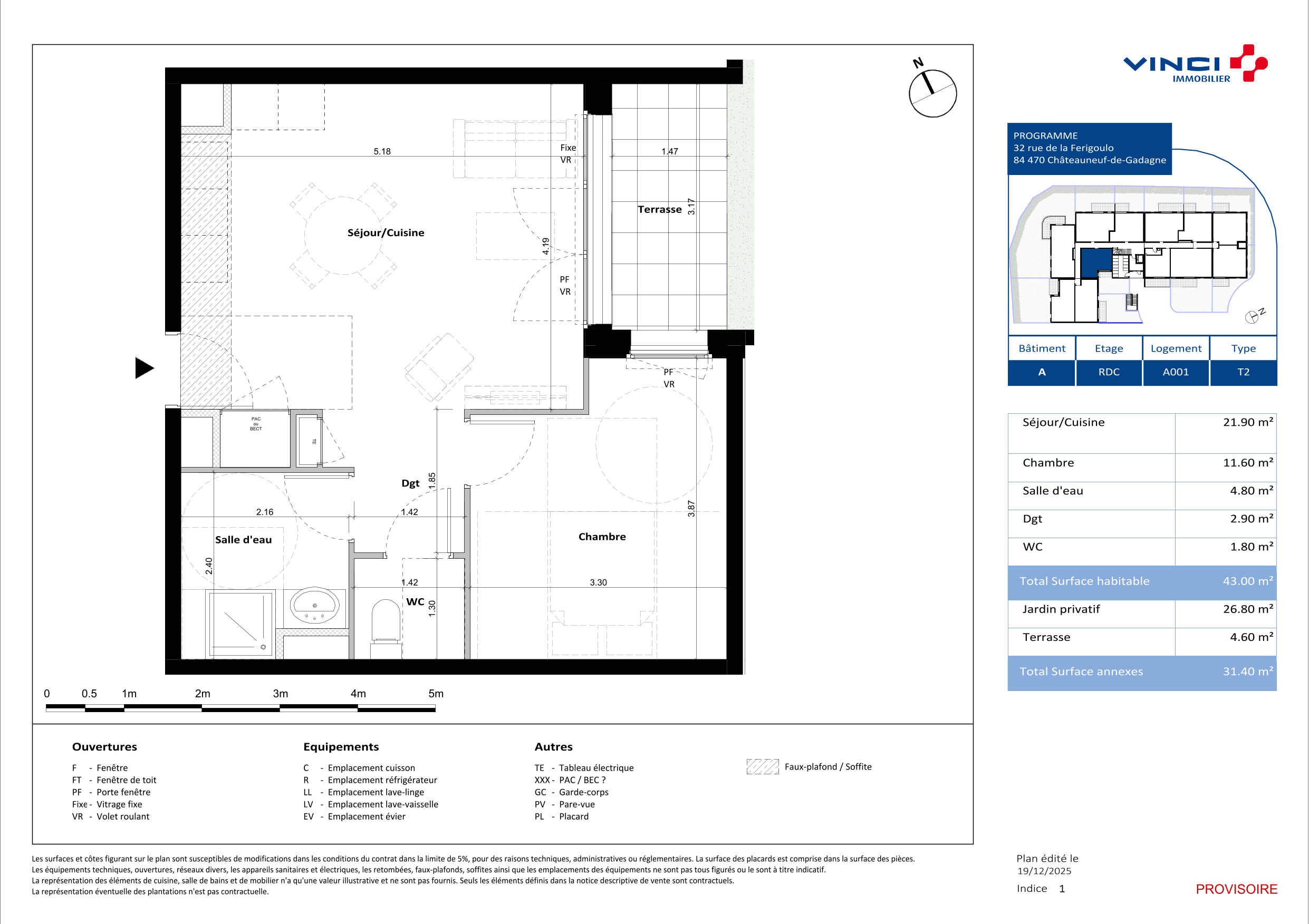 Appartement à Châteauneuf-de-Gadagne 84470 image 5