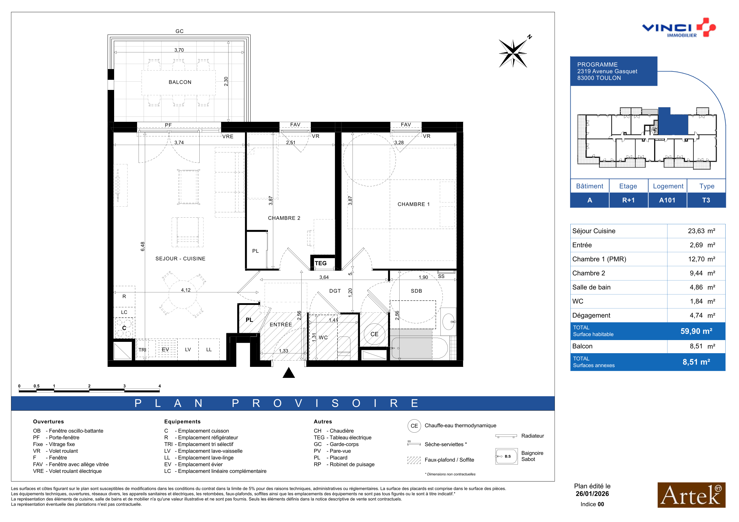 Appartement à Toulon 83000 image 3