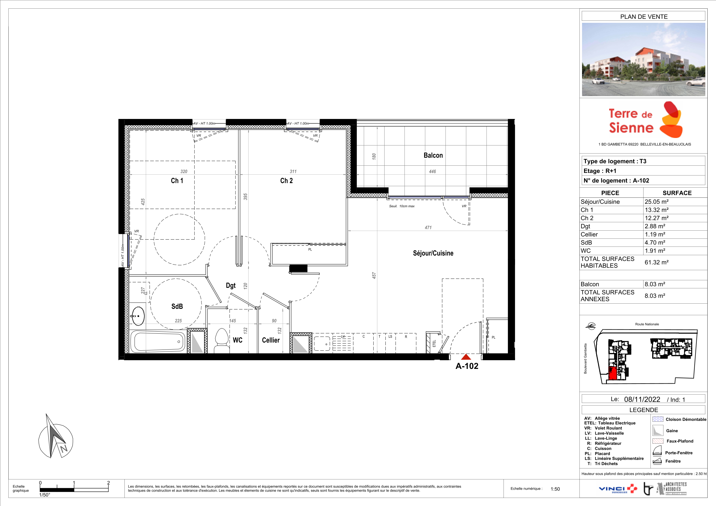 Appartement à Belleville 69220 image 12