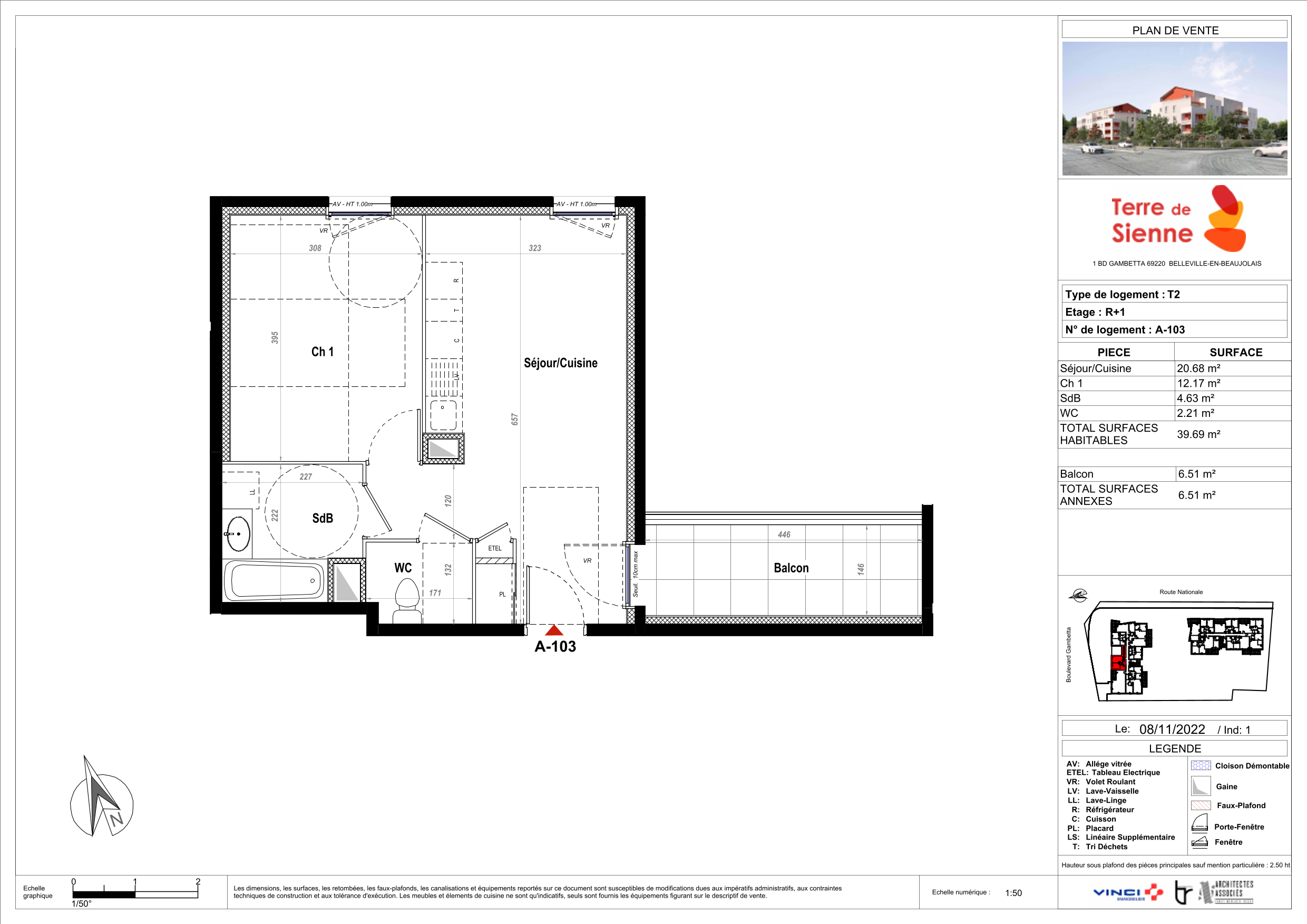 Appartement à Belleville 69220 image 13