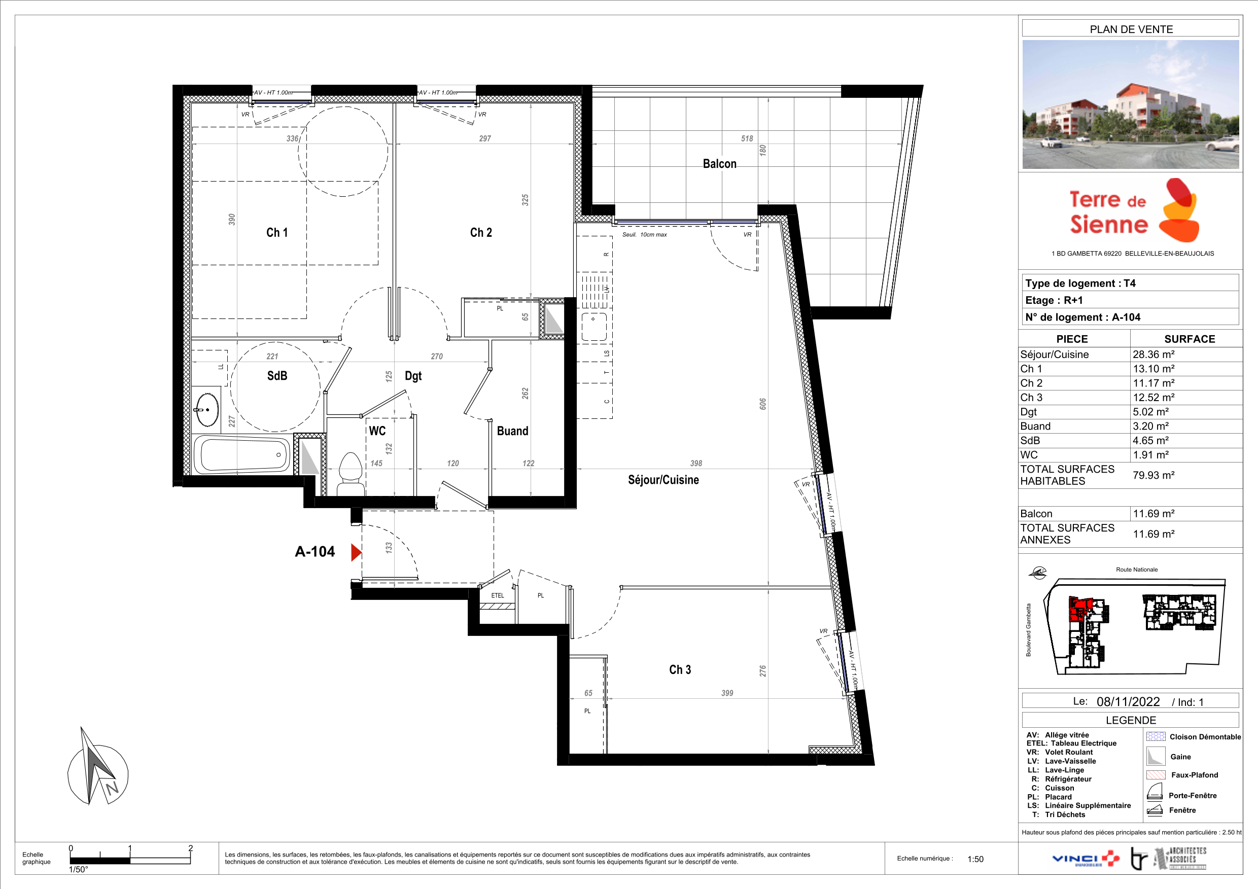 Appartement à Belleville 69220 image 14