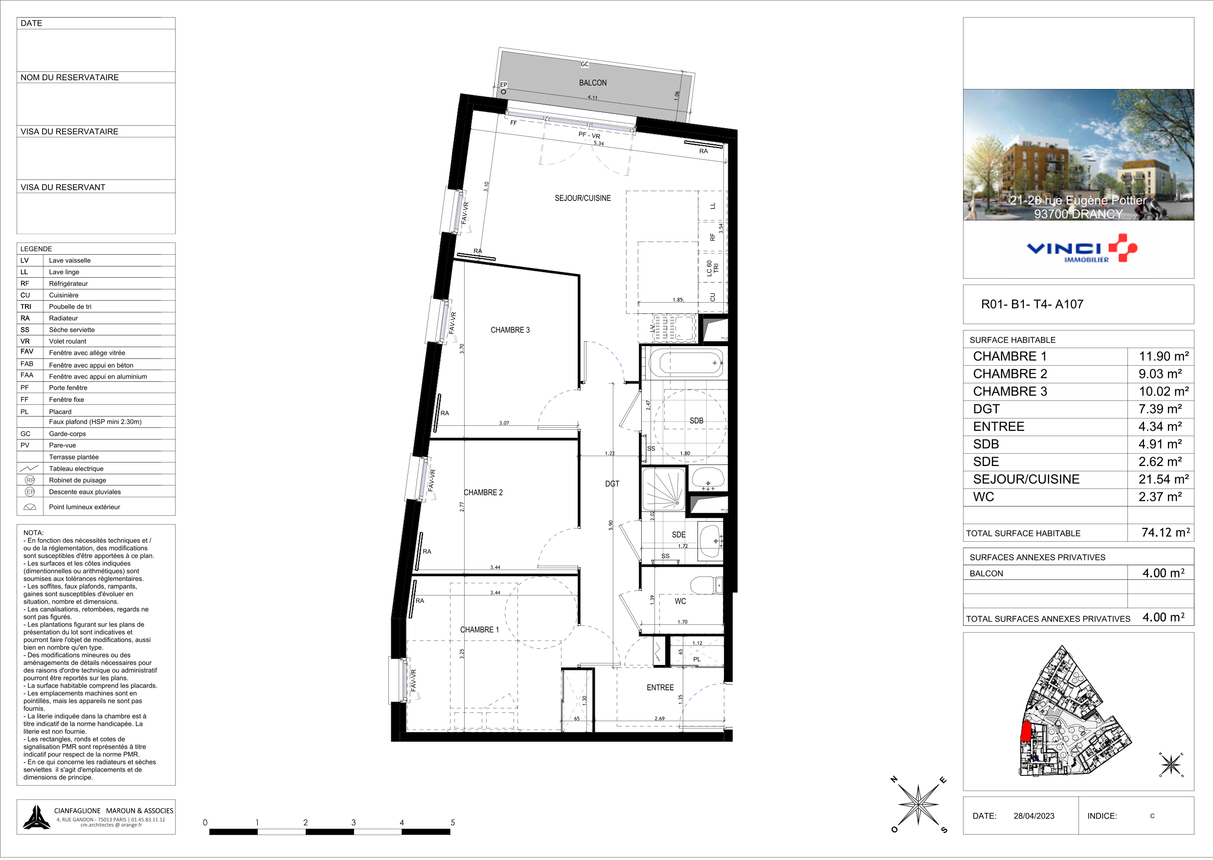 Appartement à Drancy 93700 image 15