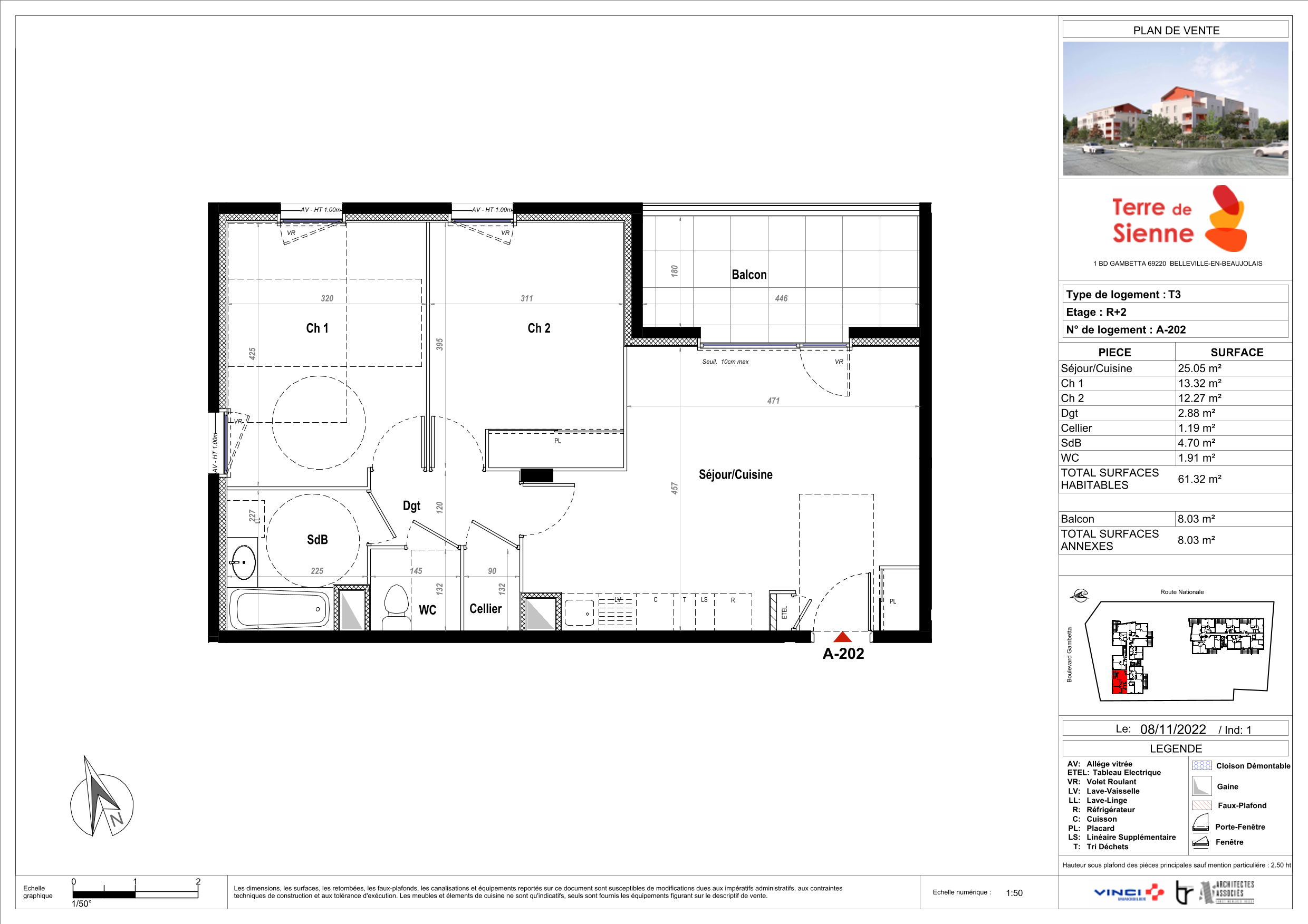 Appartement à Belleville 69220 image 17