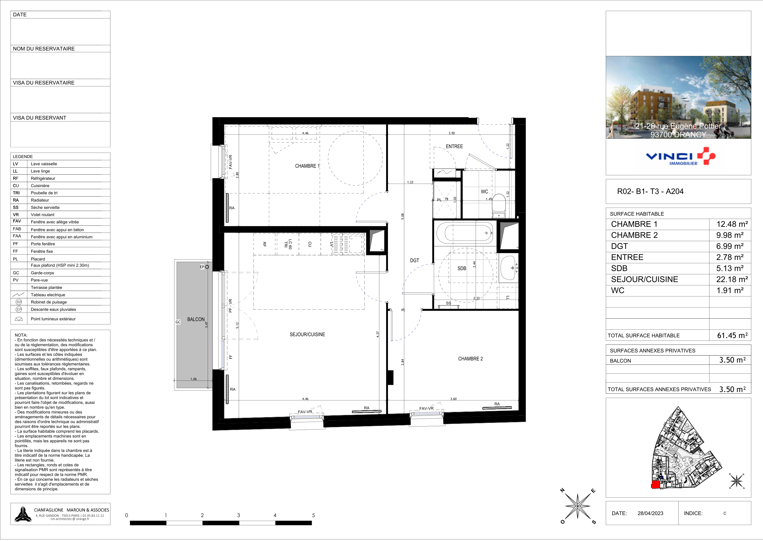 Appartement à Drancy 93700 image 21