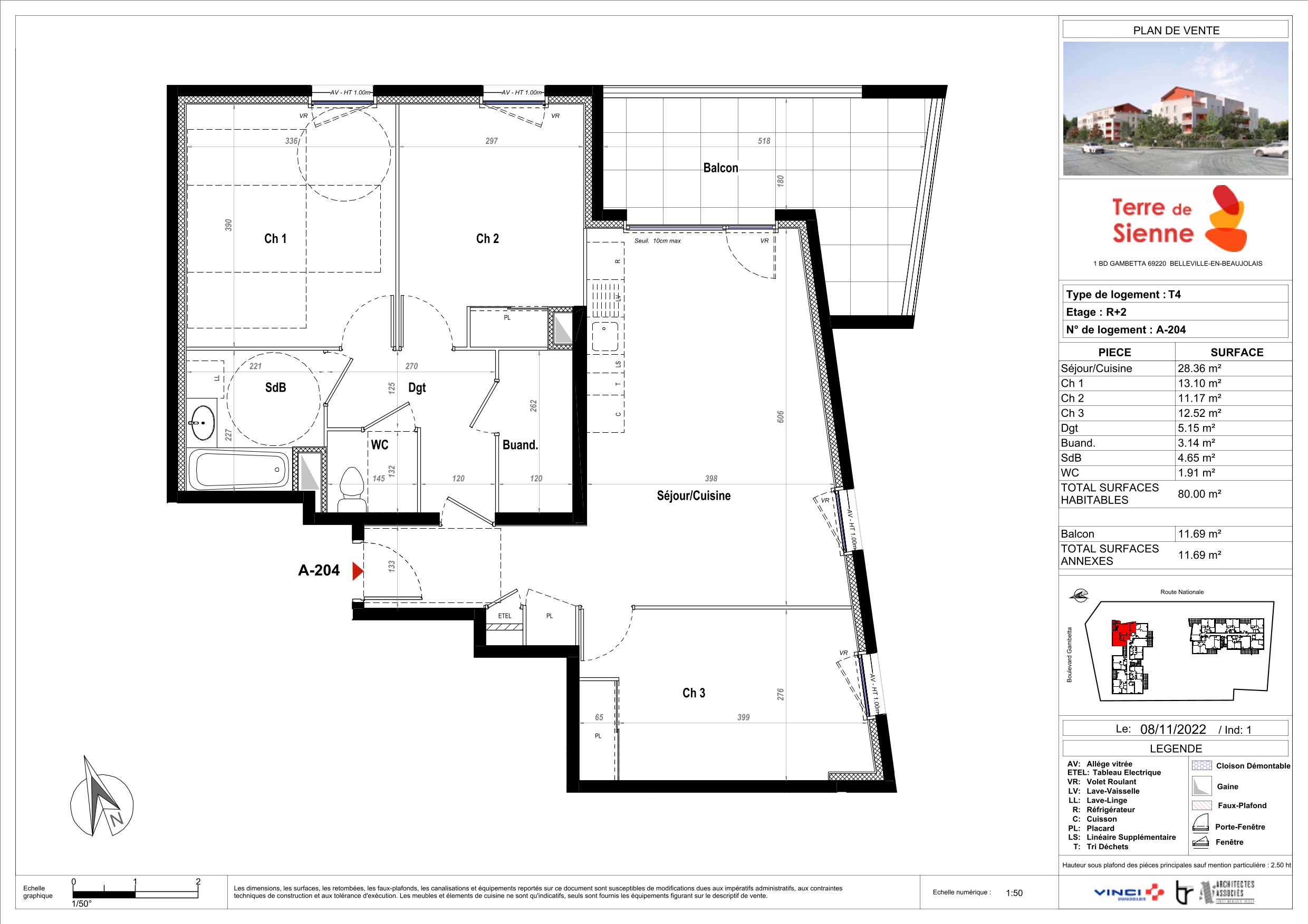Appartement à Belleville 69220 image 19
