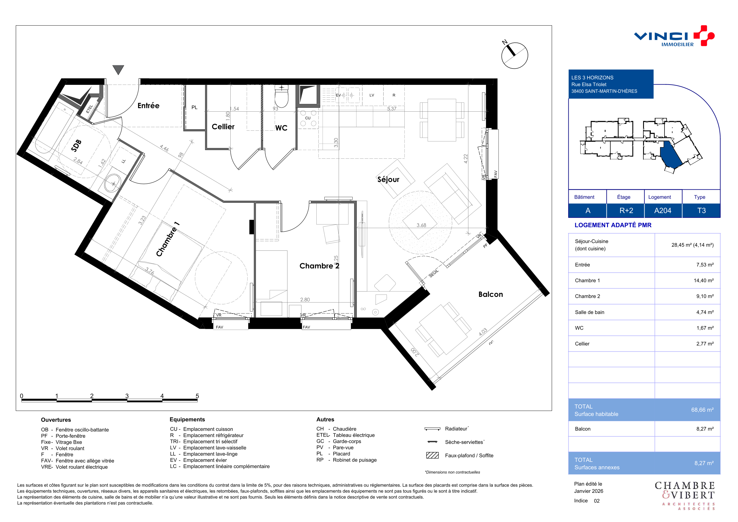 Appartement à Saint-Martin-d'Hères 38400 image 11