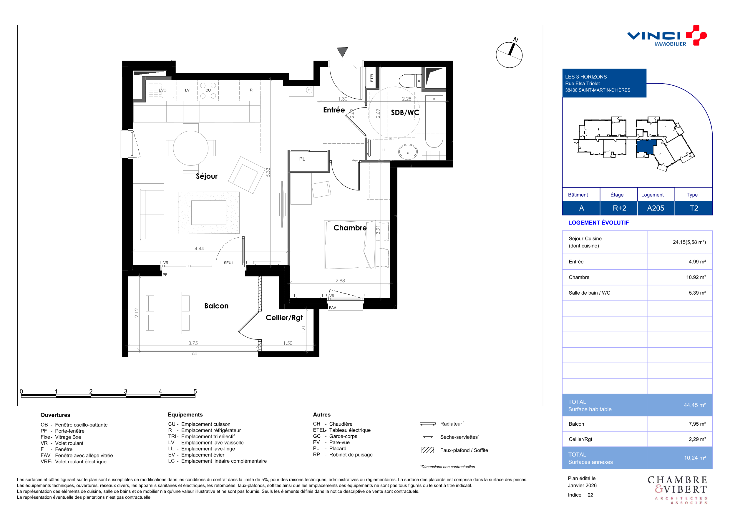 Appartement à Saint-Martin-d'Hères 38400 image 12