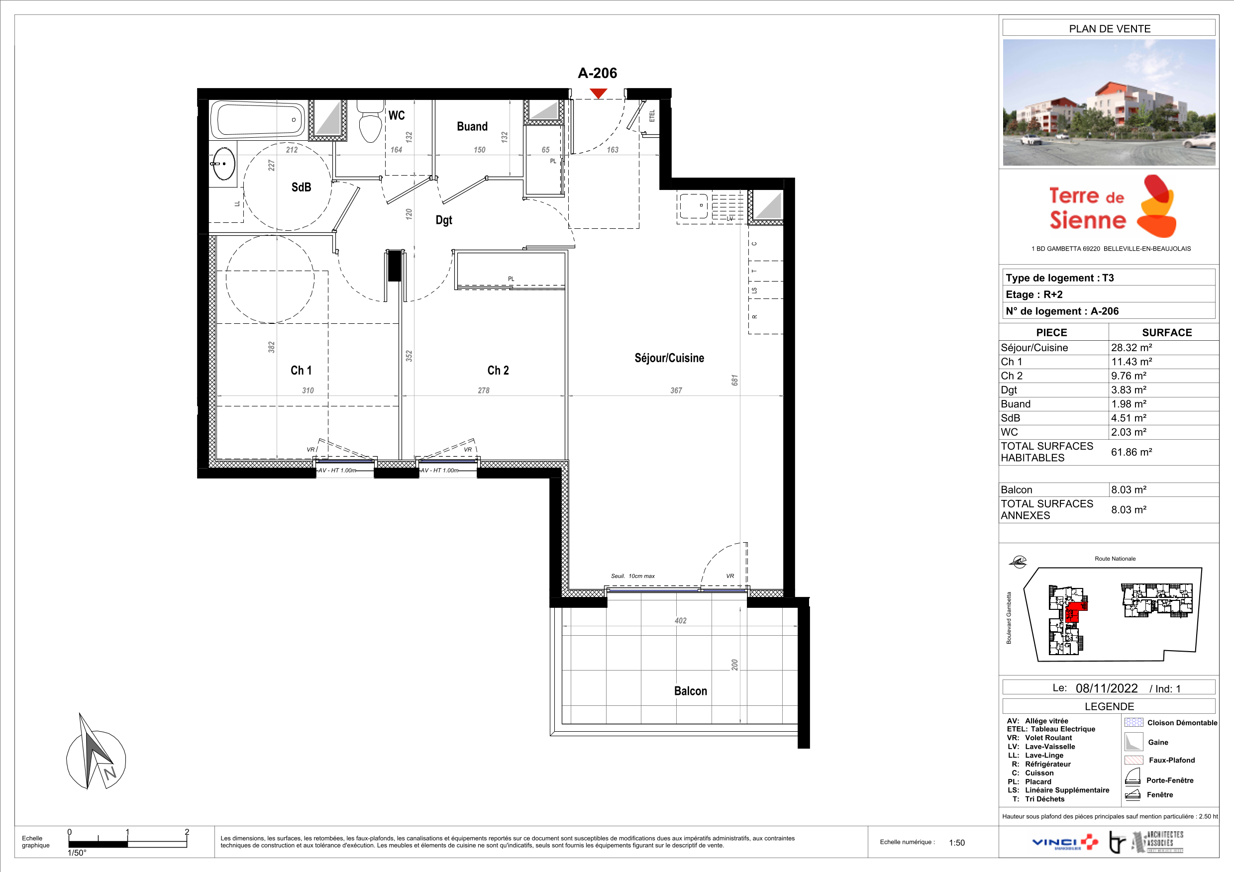Appartement à Belleville 69220 image 21