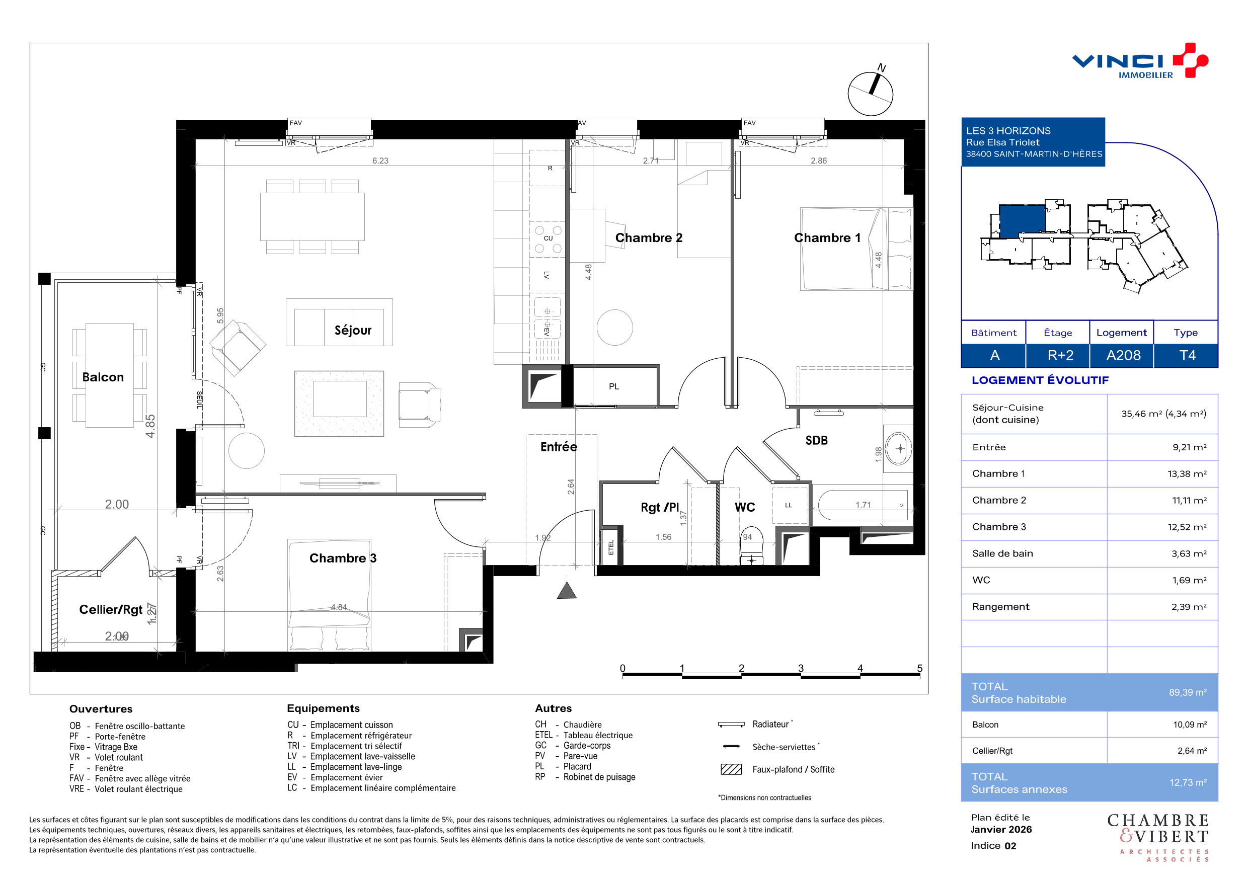 Appartement à Saint-Martin-d'Hères 38400 image 15