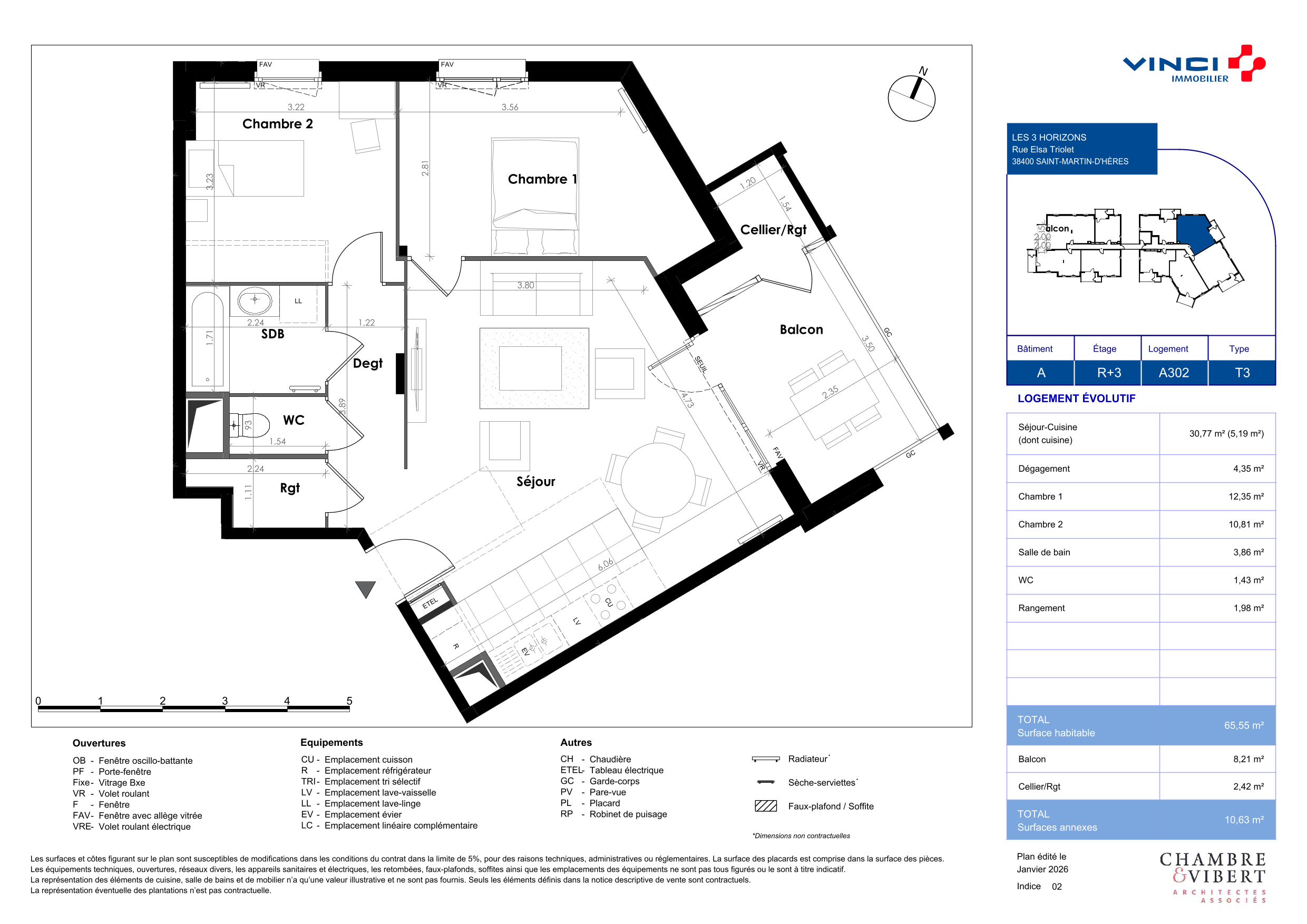 Appartement à Saint-Martin-d'Hères 38400 image 18