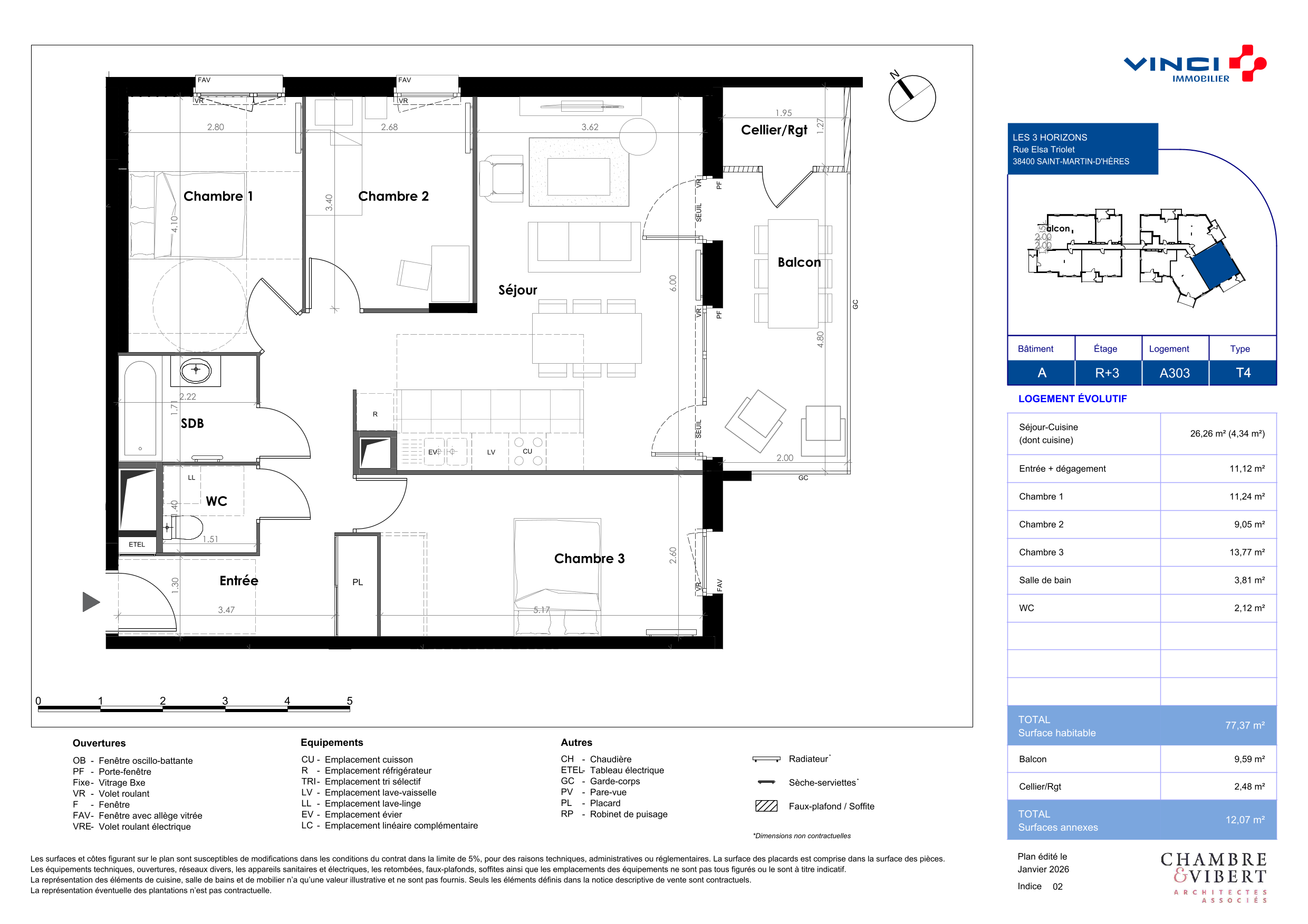 Appartement à Saint-Martin-d'Hères 38400 image 19