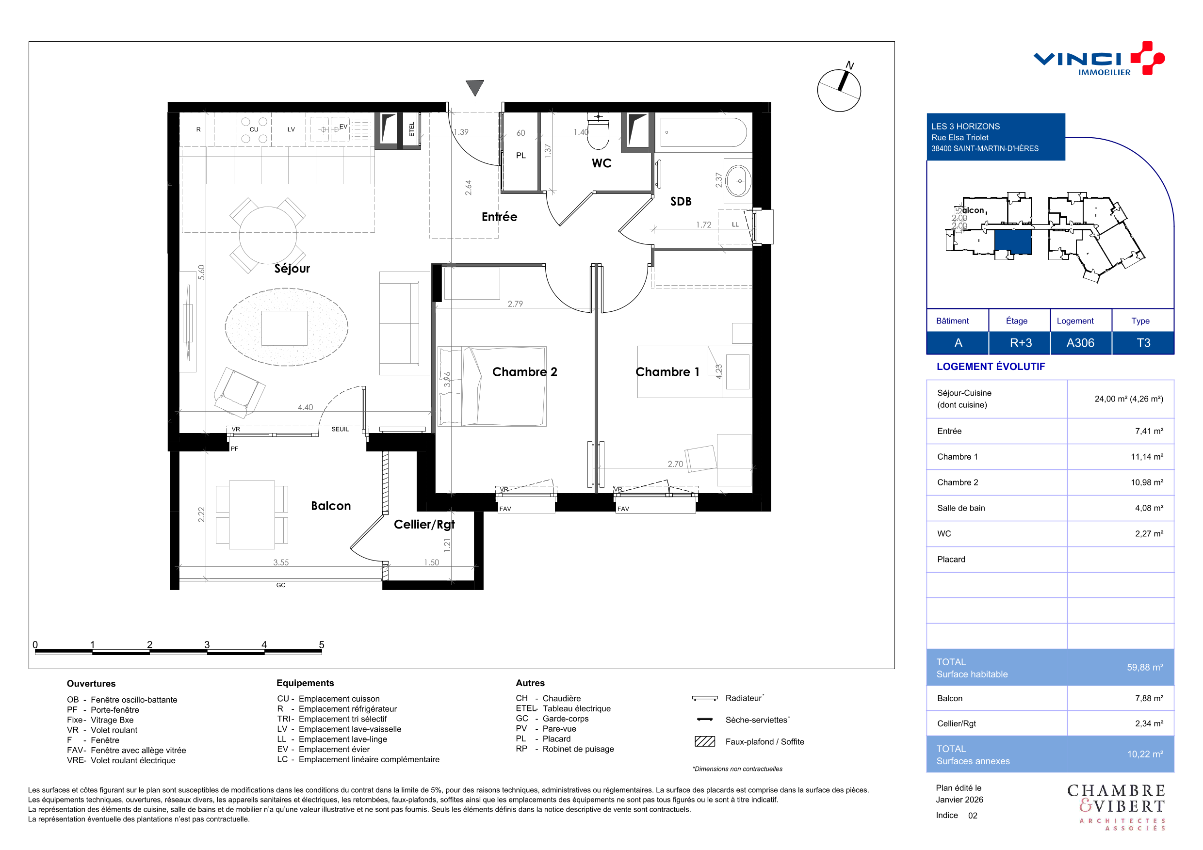 Appartement à Saint-Martin-d'Hères 38400 image 22