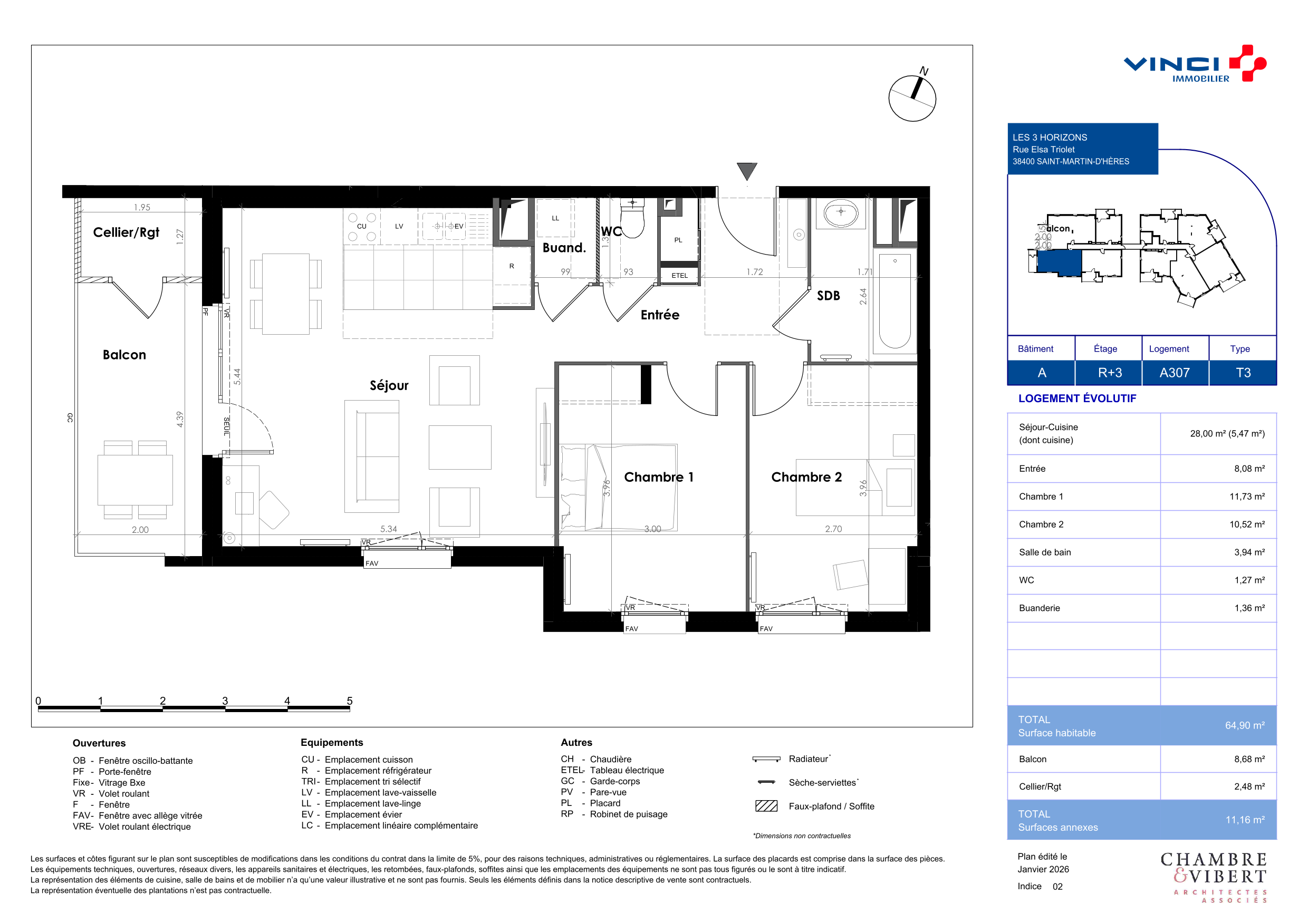 Appartement à Saint-Martin-d'Hères 38400 image 23