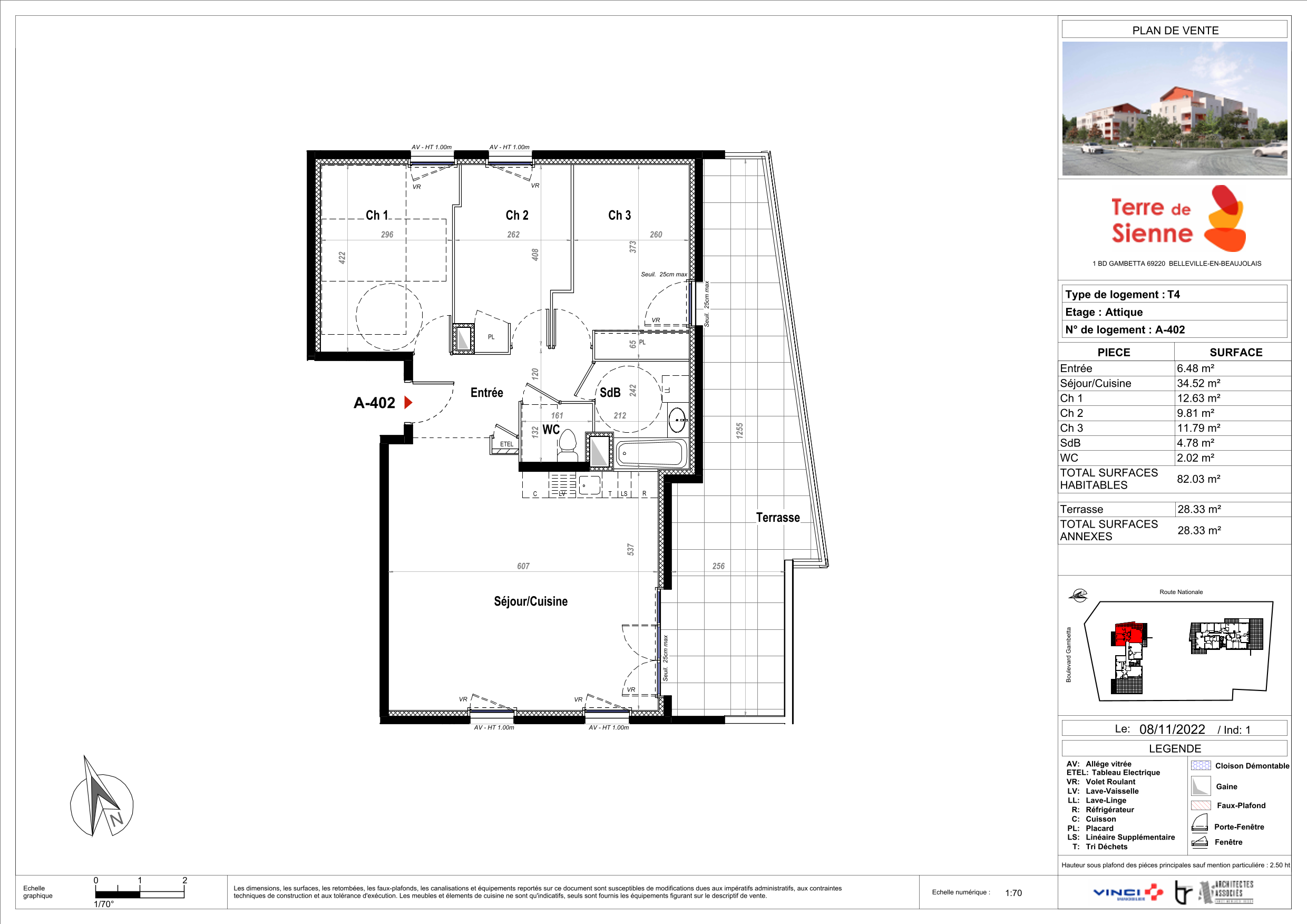 Appartement à Belleville 69220 image 27