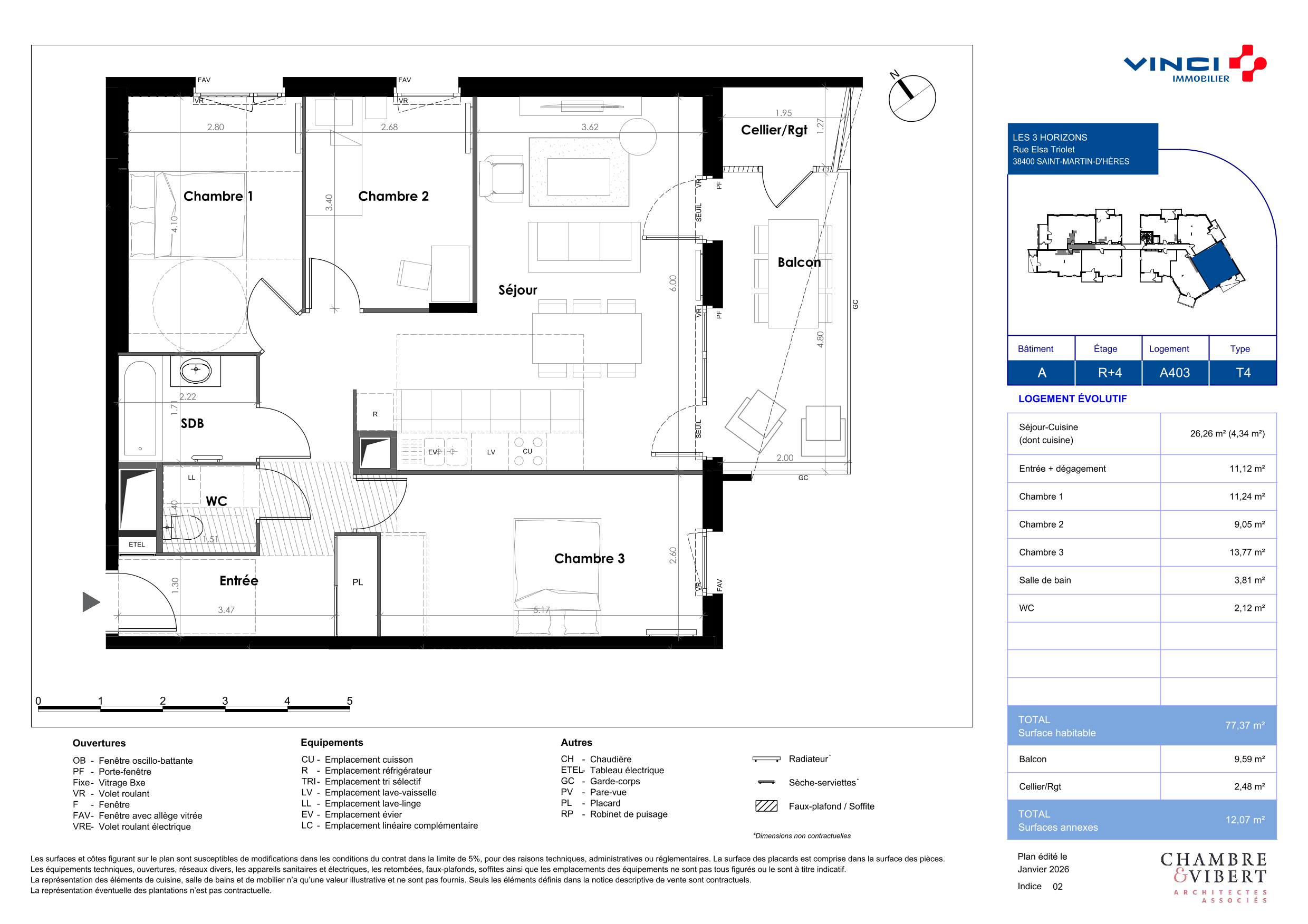 Appartement à Saint-Martin-d'Hères 38400 image 28