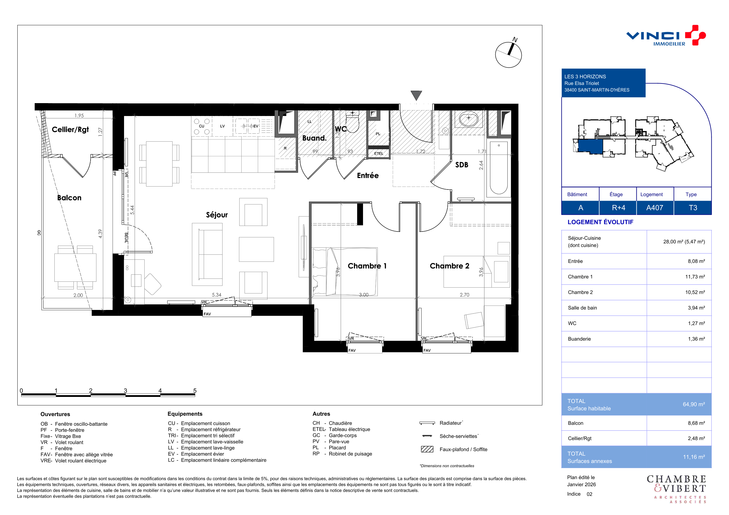 Appartement à Saint-Martin-d'Hères 38400 image 32