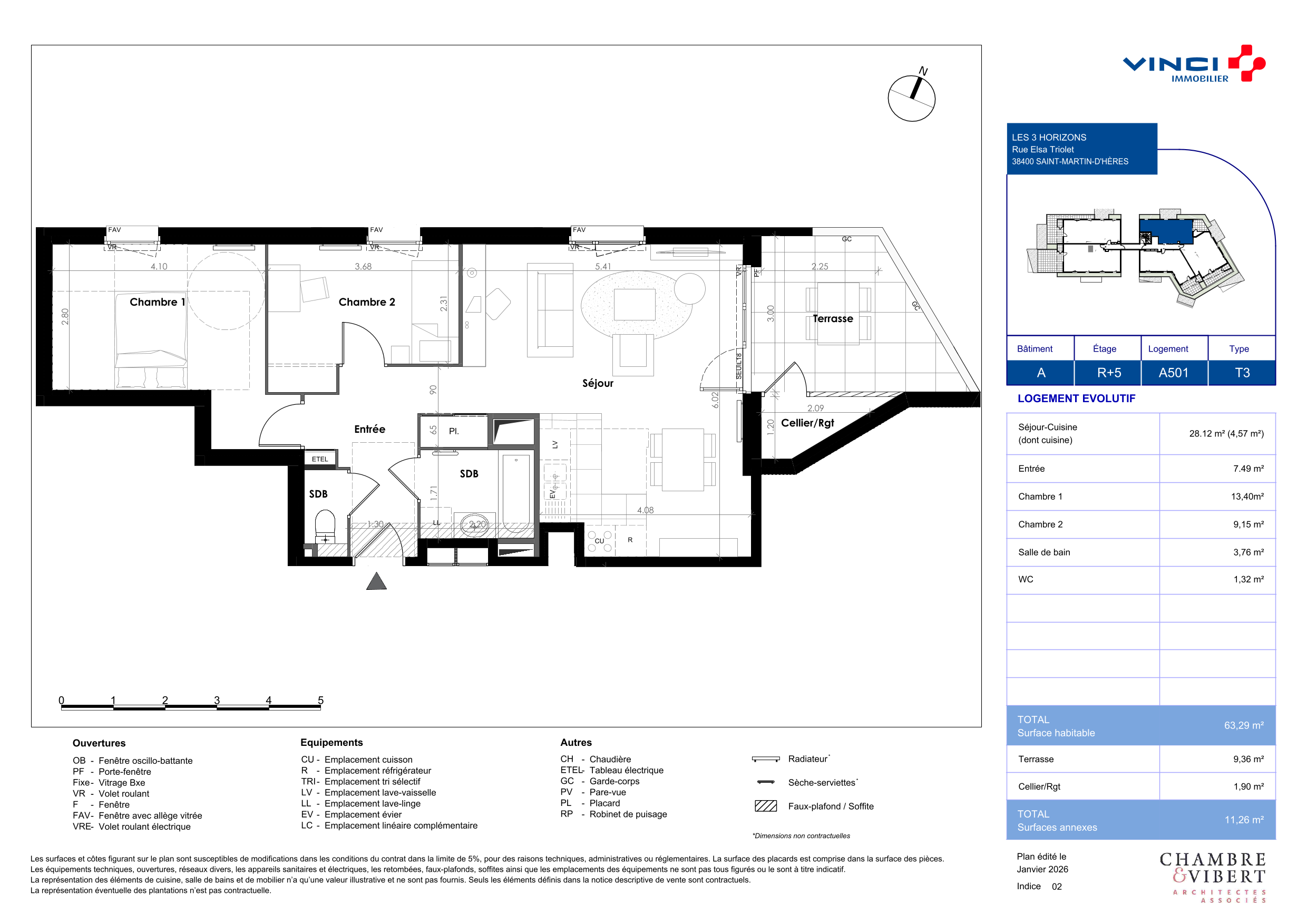 Appartement à Saint-Martin-d'Hères 38400 image 35