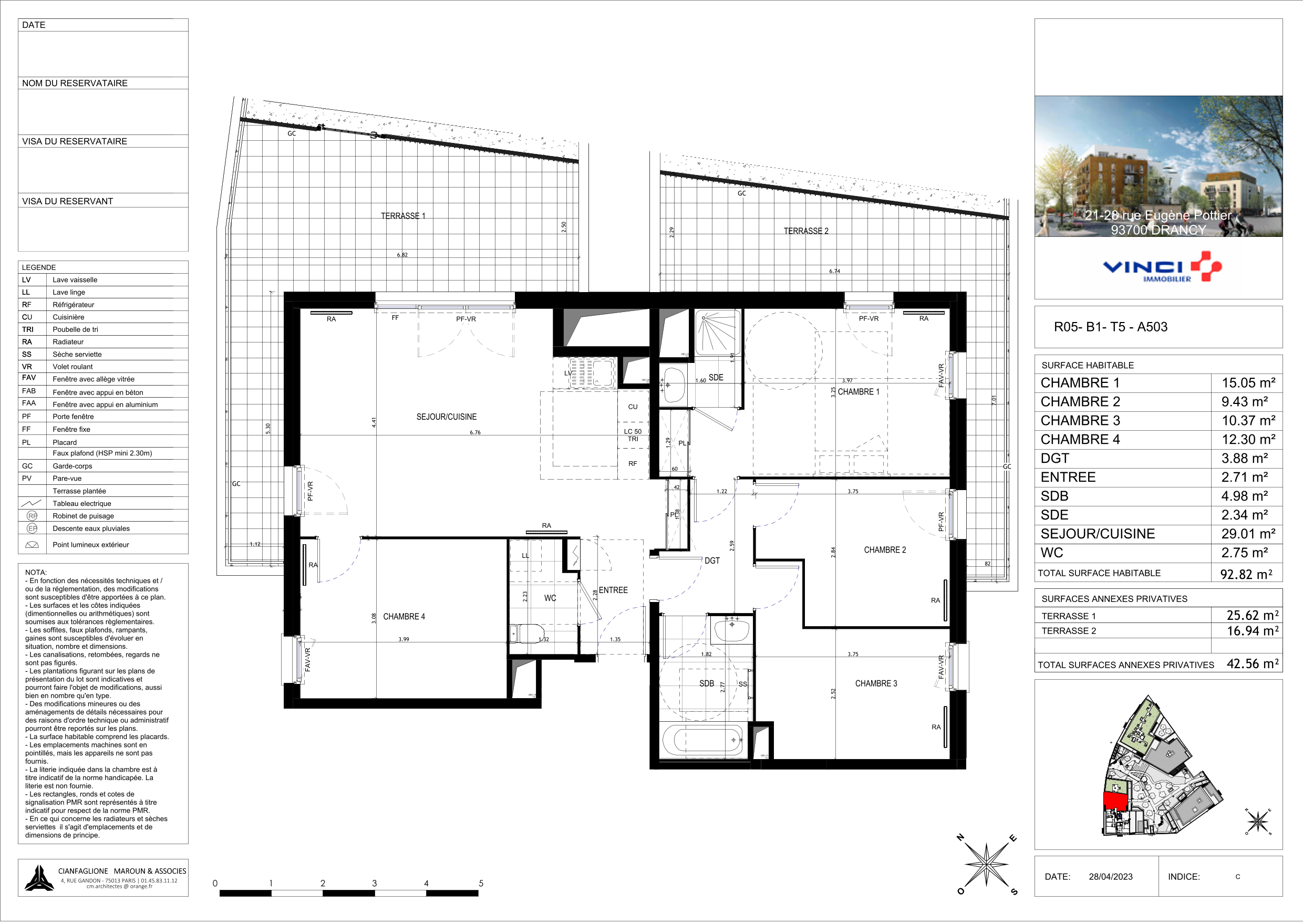Appartement à Drancy 93700 image 46