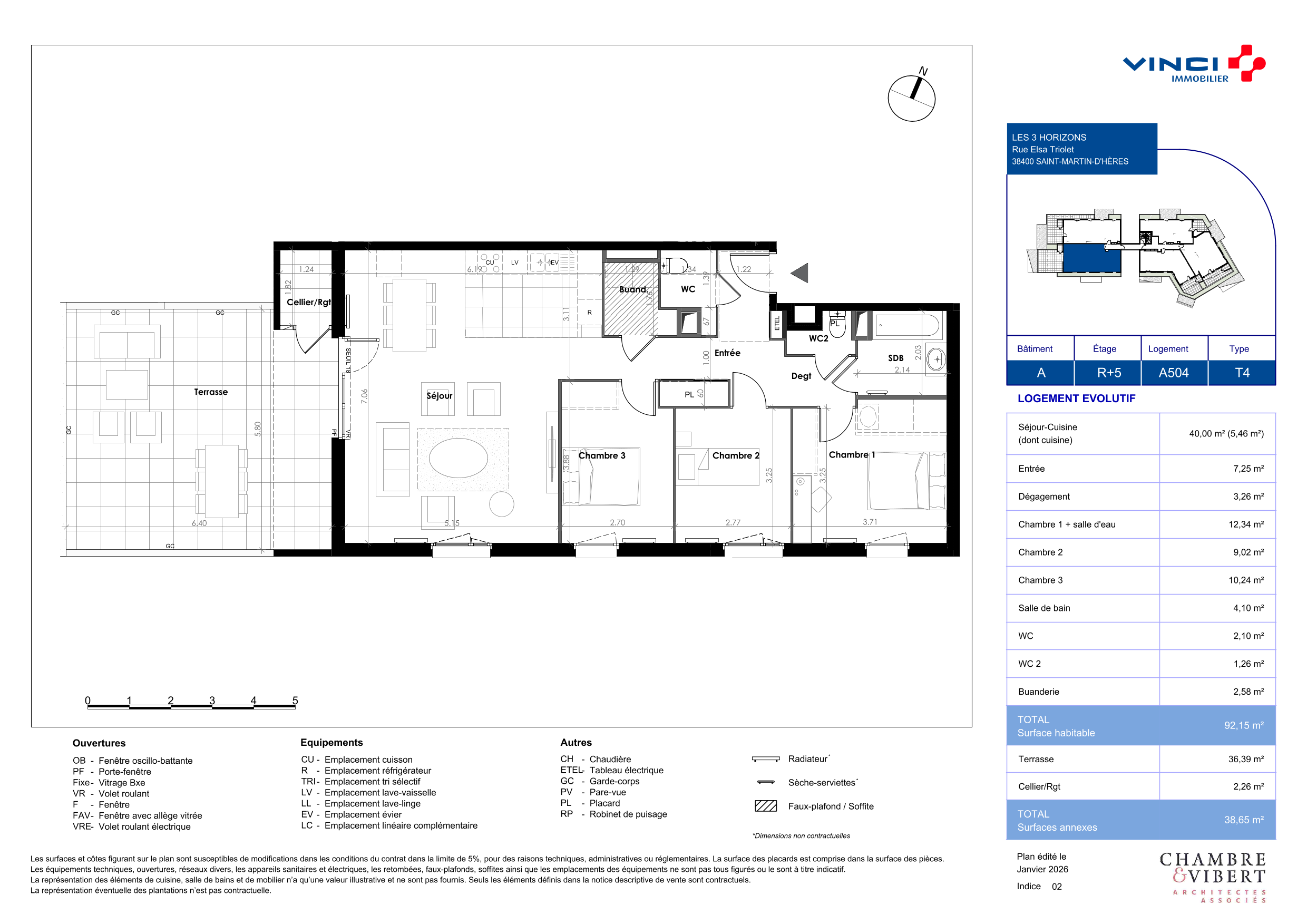 Appartement à Saint-Martin-d'Hères 38400 image 38