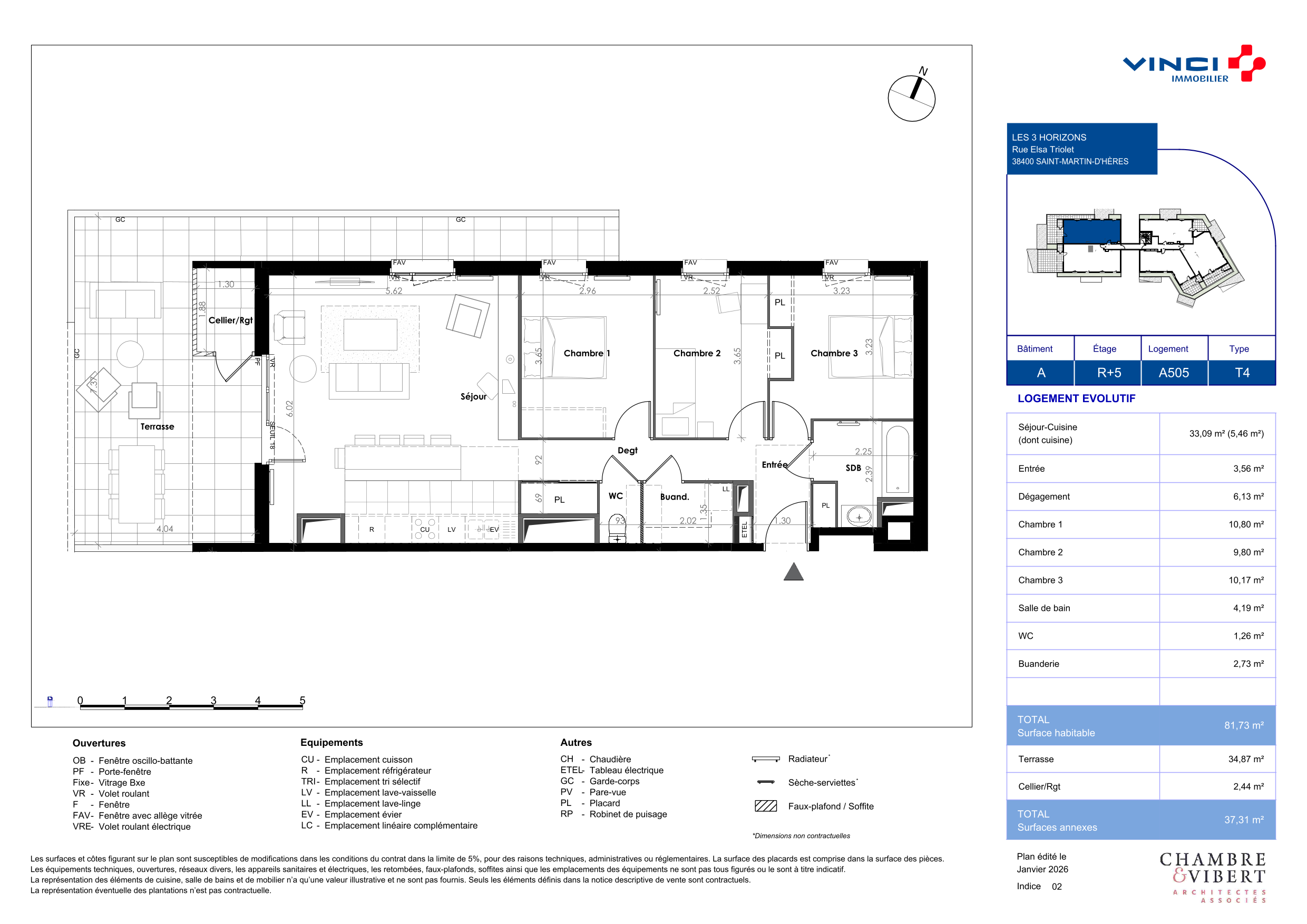 Appartement à Saint-Martin-d'Hères 38400 image 39