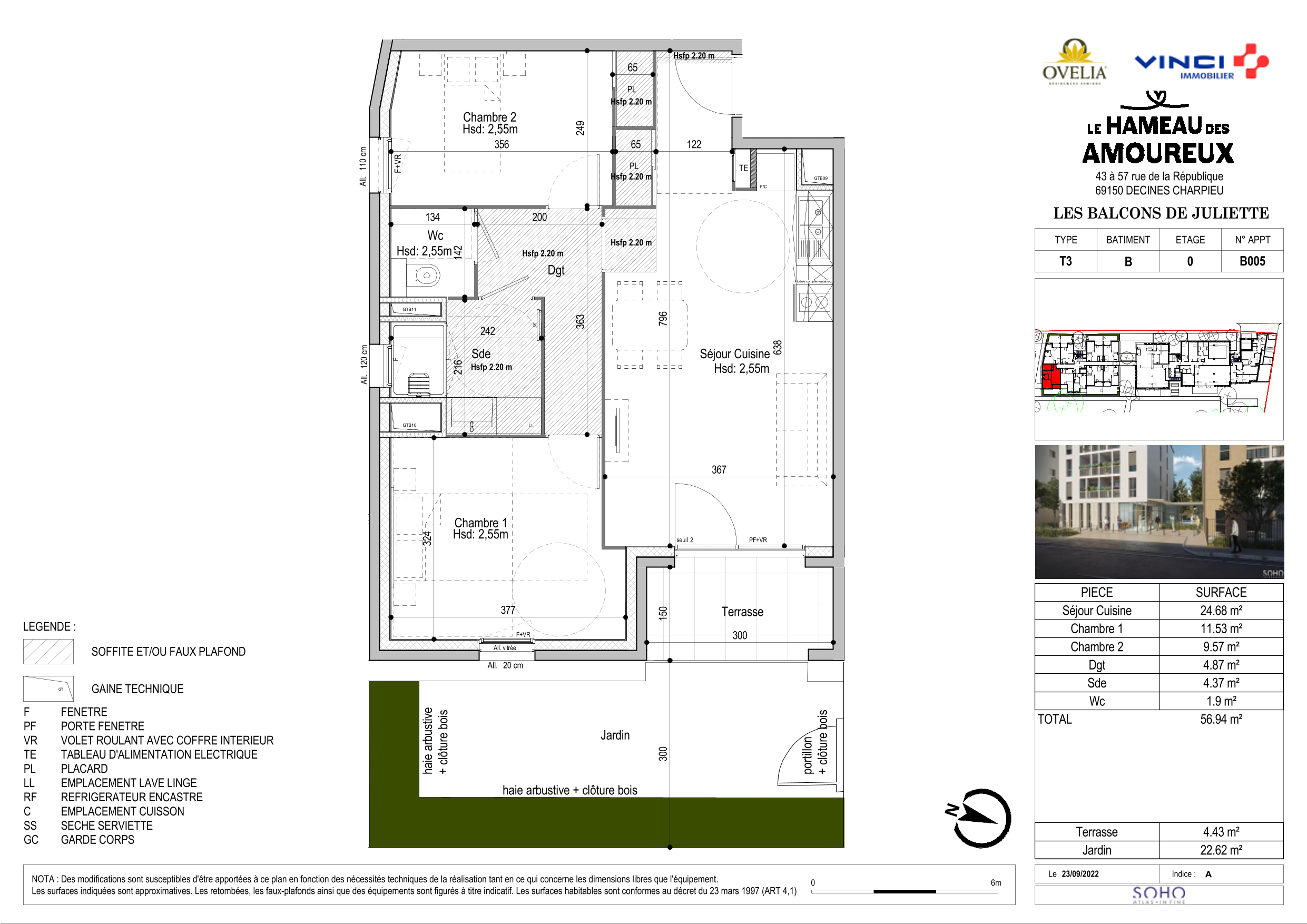 Appartement à Décines-Charpieu 69150 image 6
