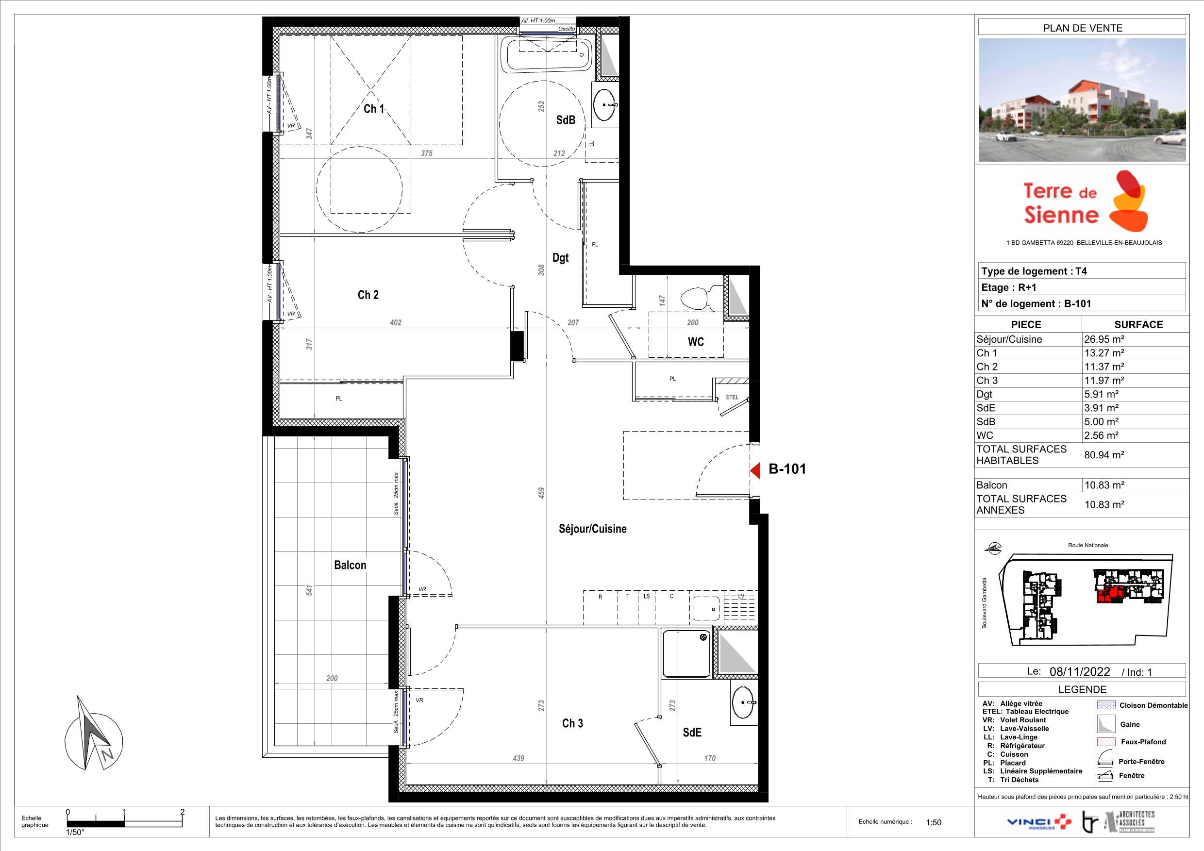 Appartement à Belleville 69220 image 29