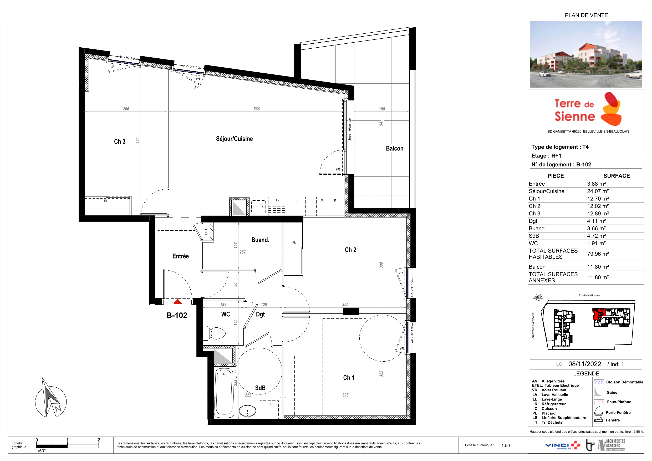 Appartement à Belleville 69220 image 30