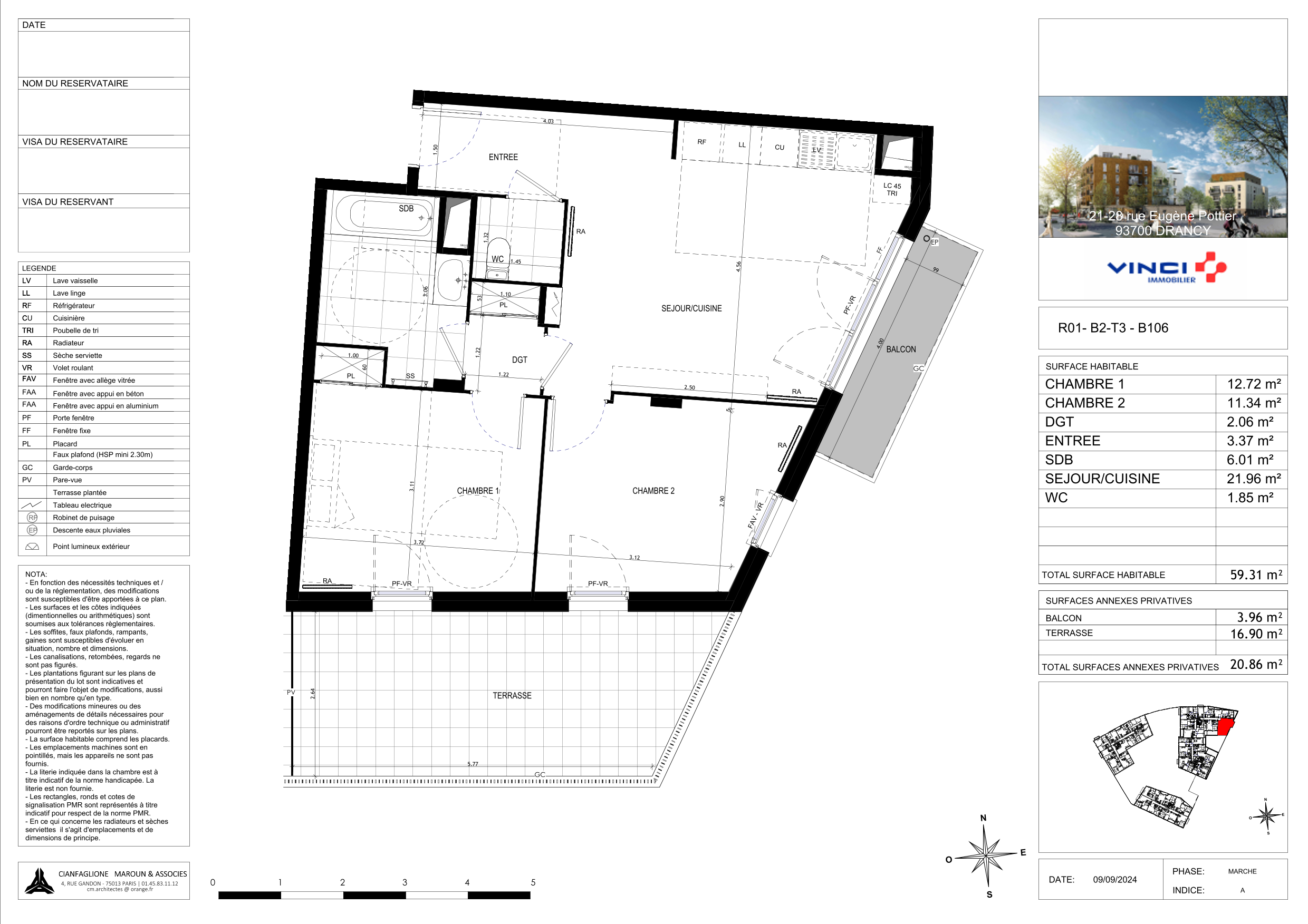 Appartement à Drancy 93700 image 53