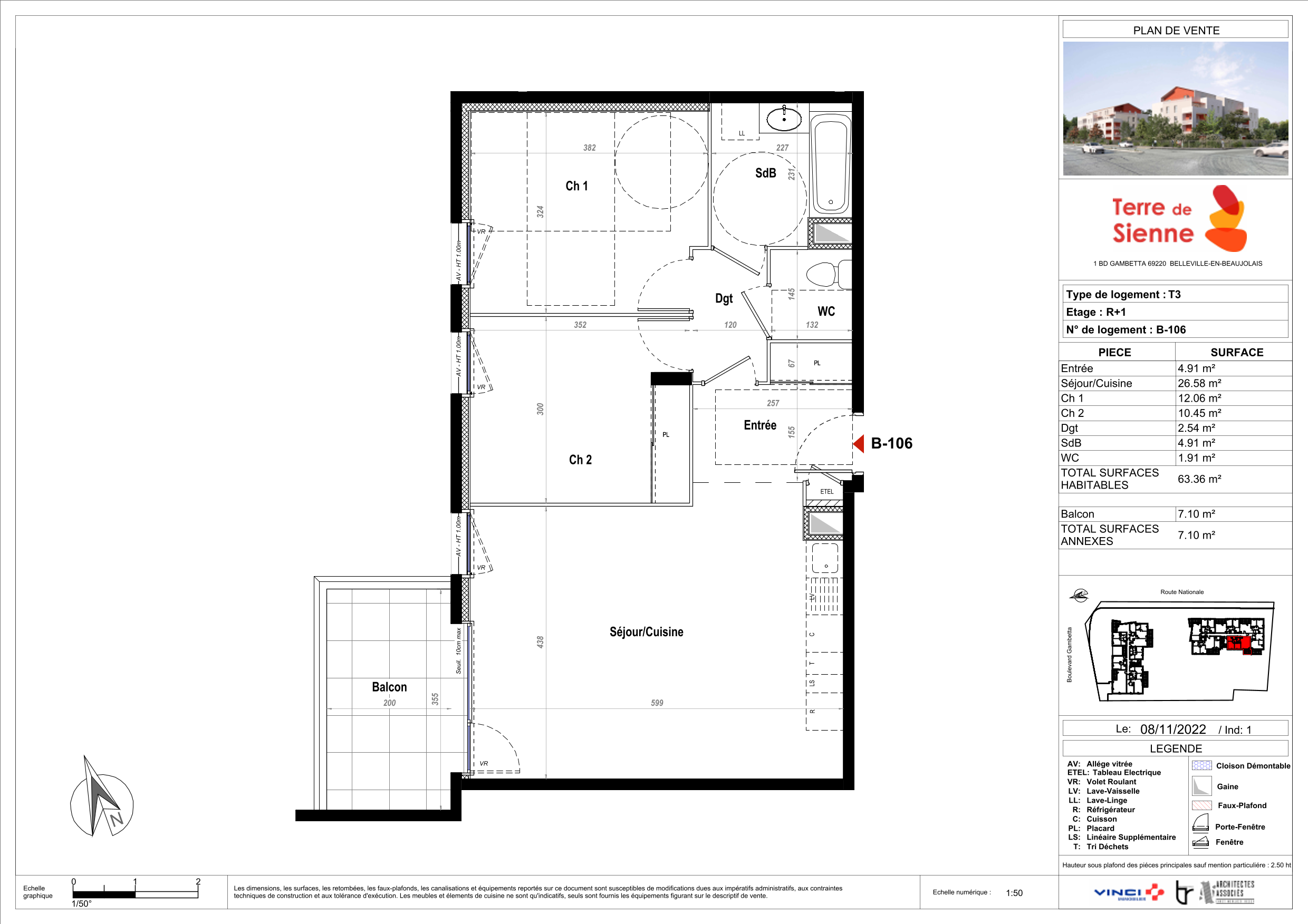Appartement à Belleville 69220 image 34