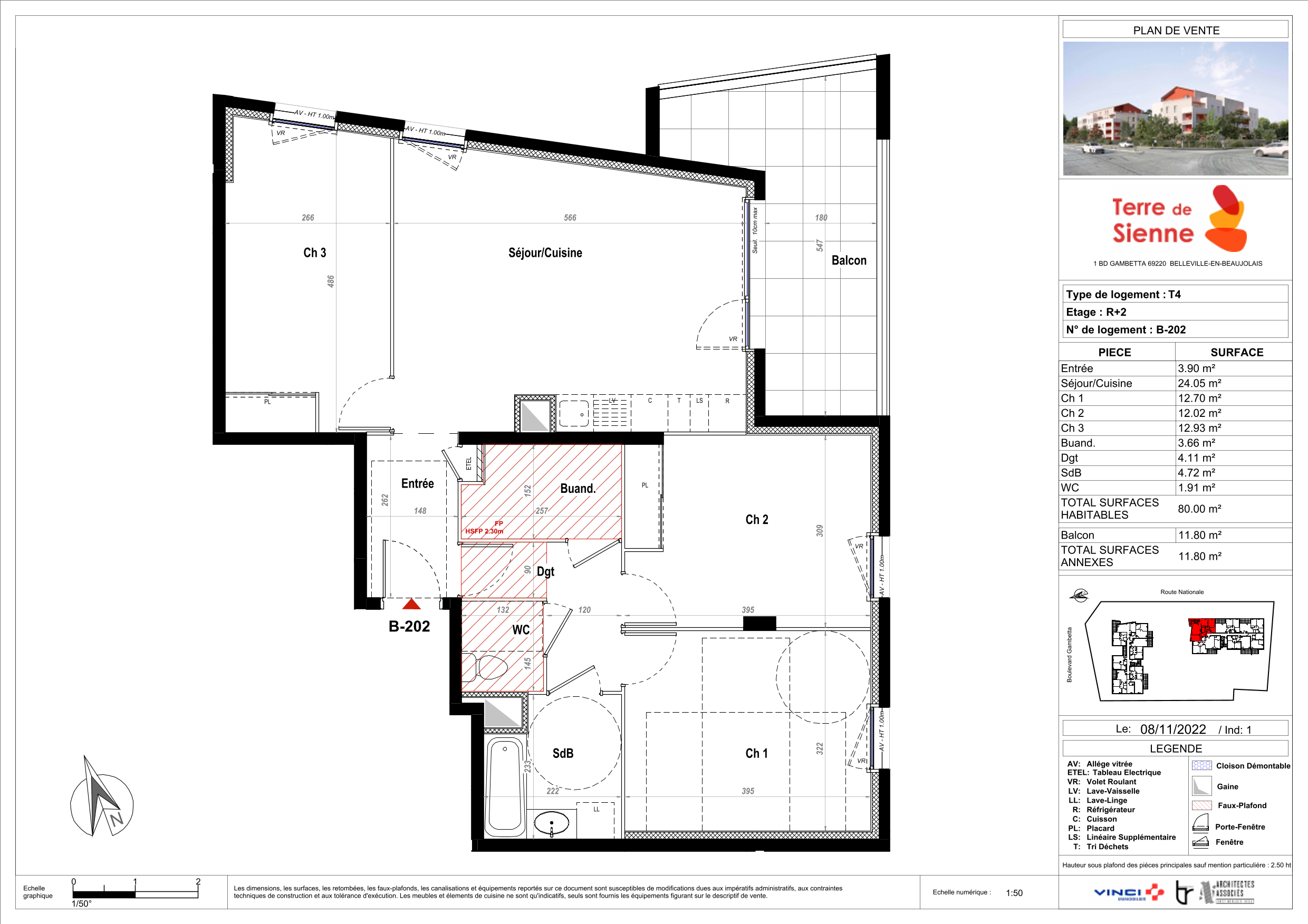 Appartement à Belleville 69220 image 35
