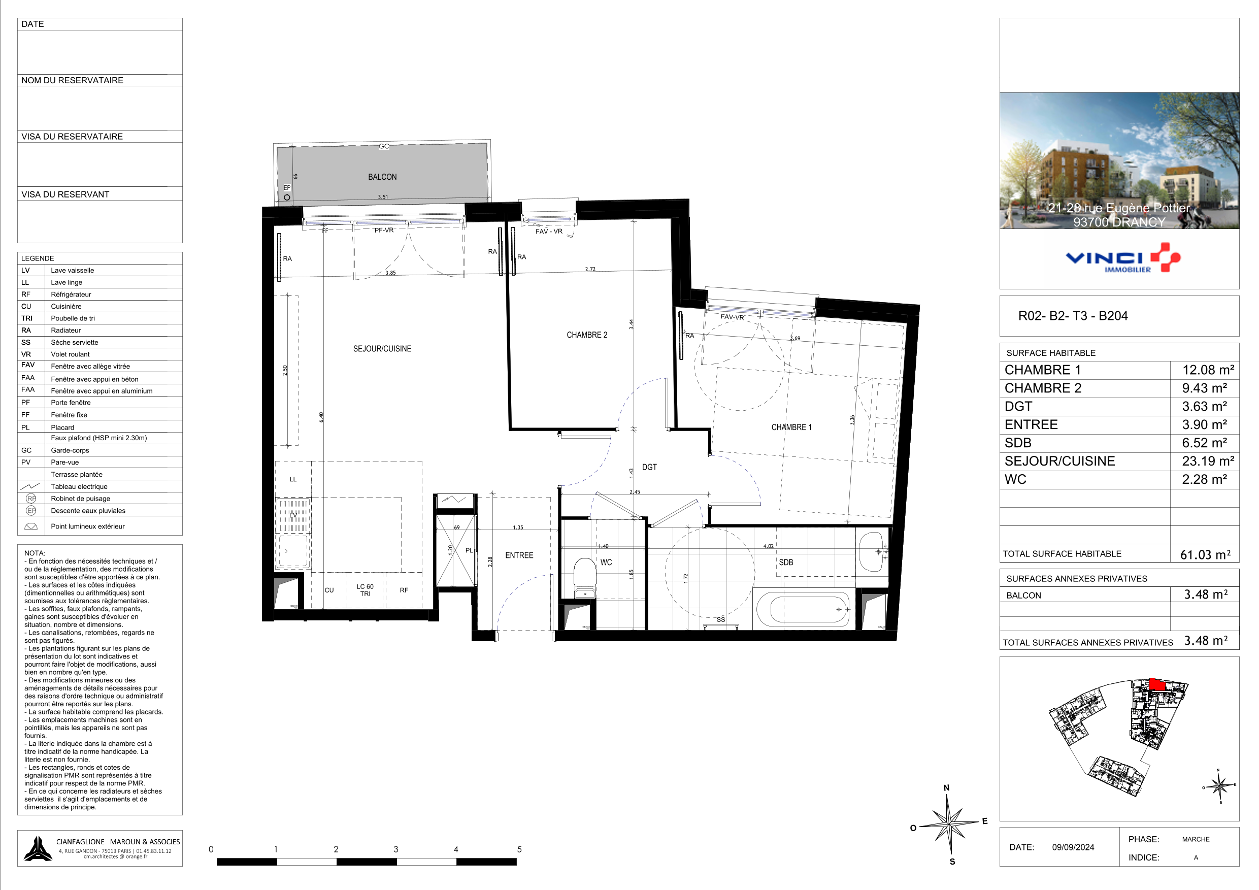 Appartement à Drancy 93700 image 58