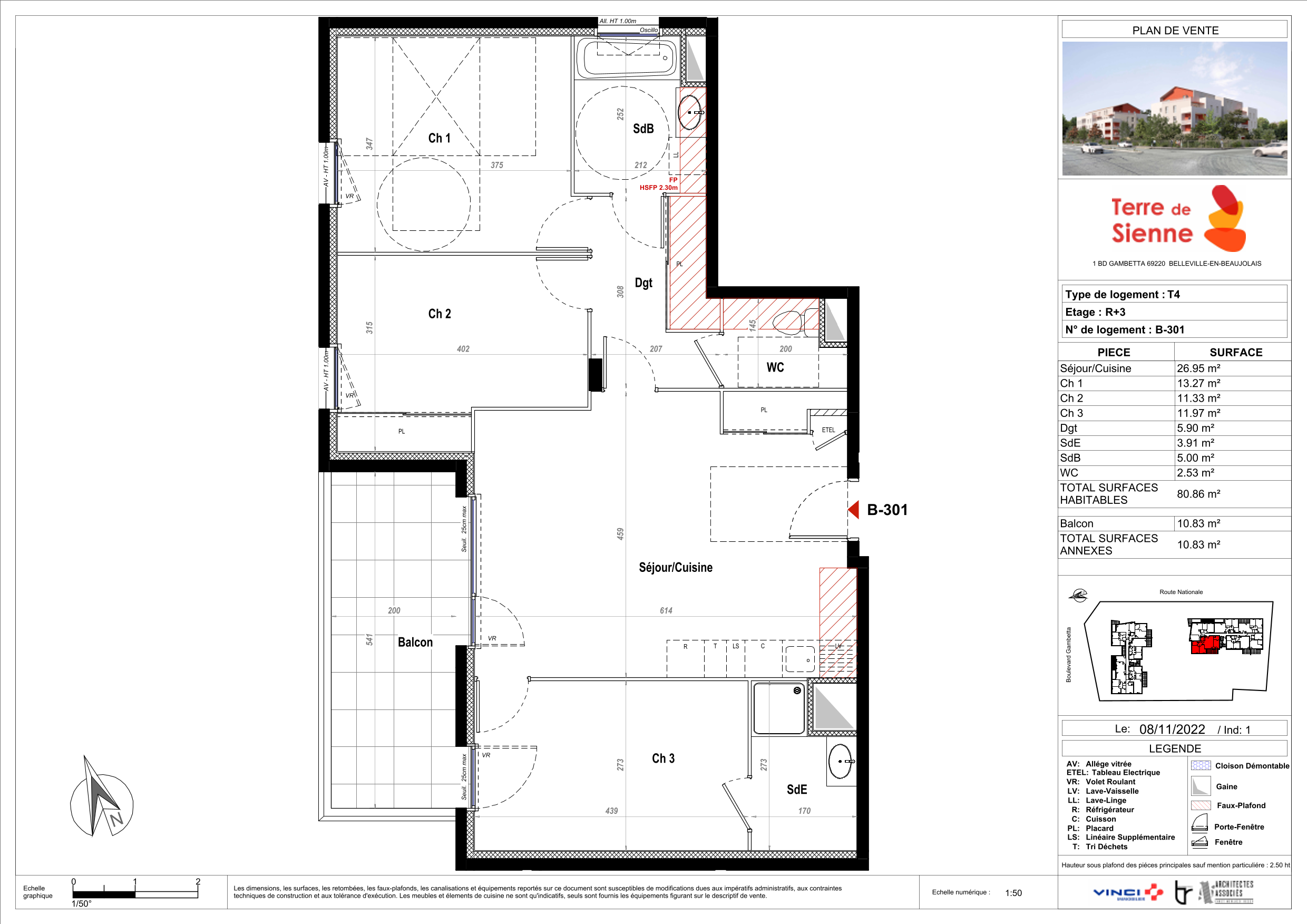 Appartement à Belleville 69220 image 40