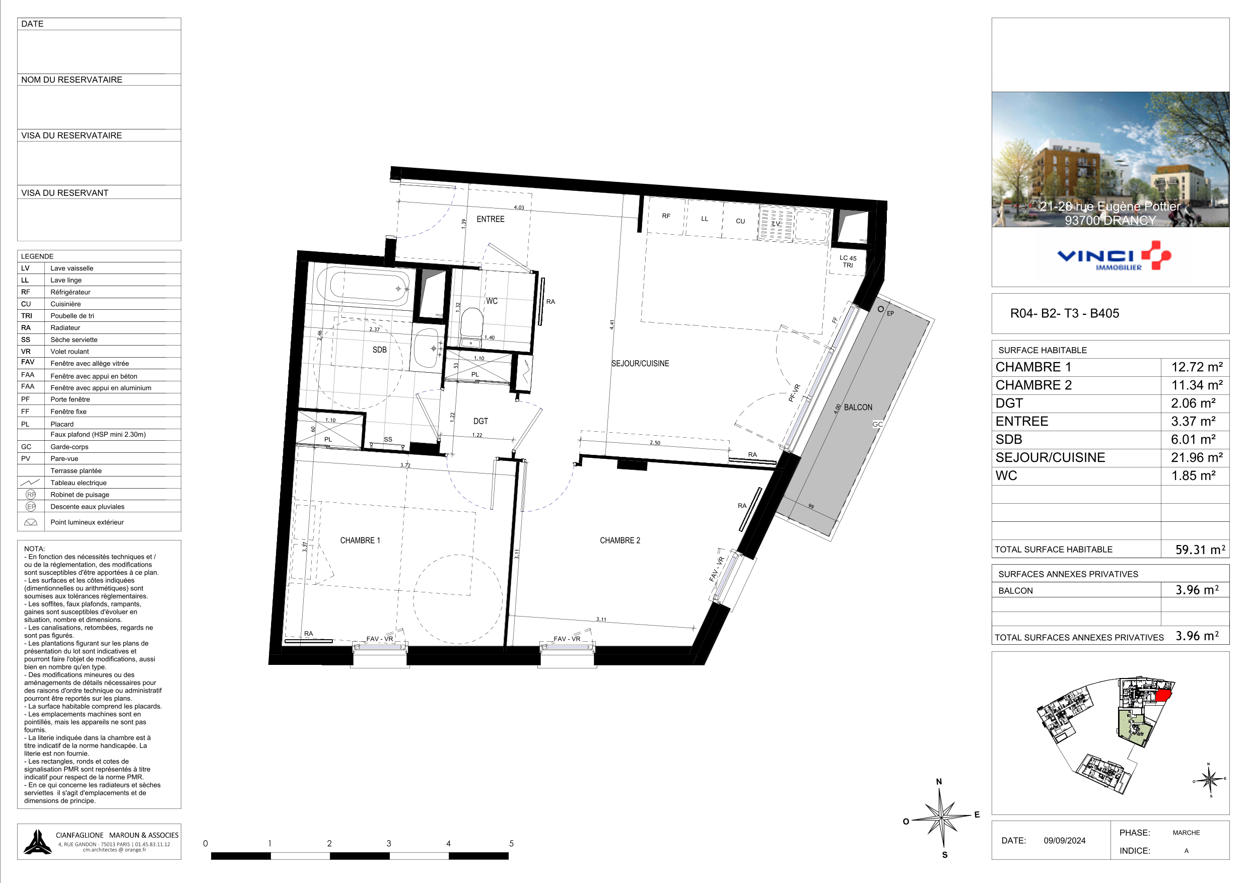 Appartement à Drancy 93700 image 73
