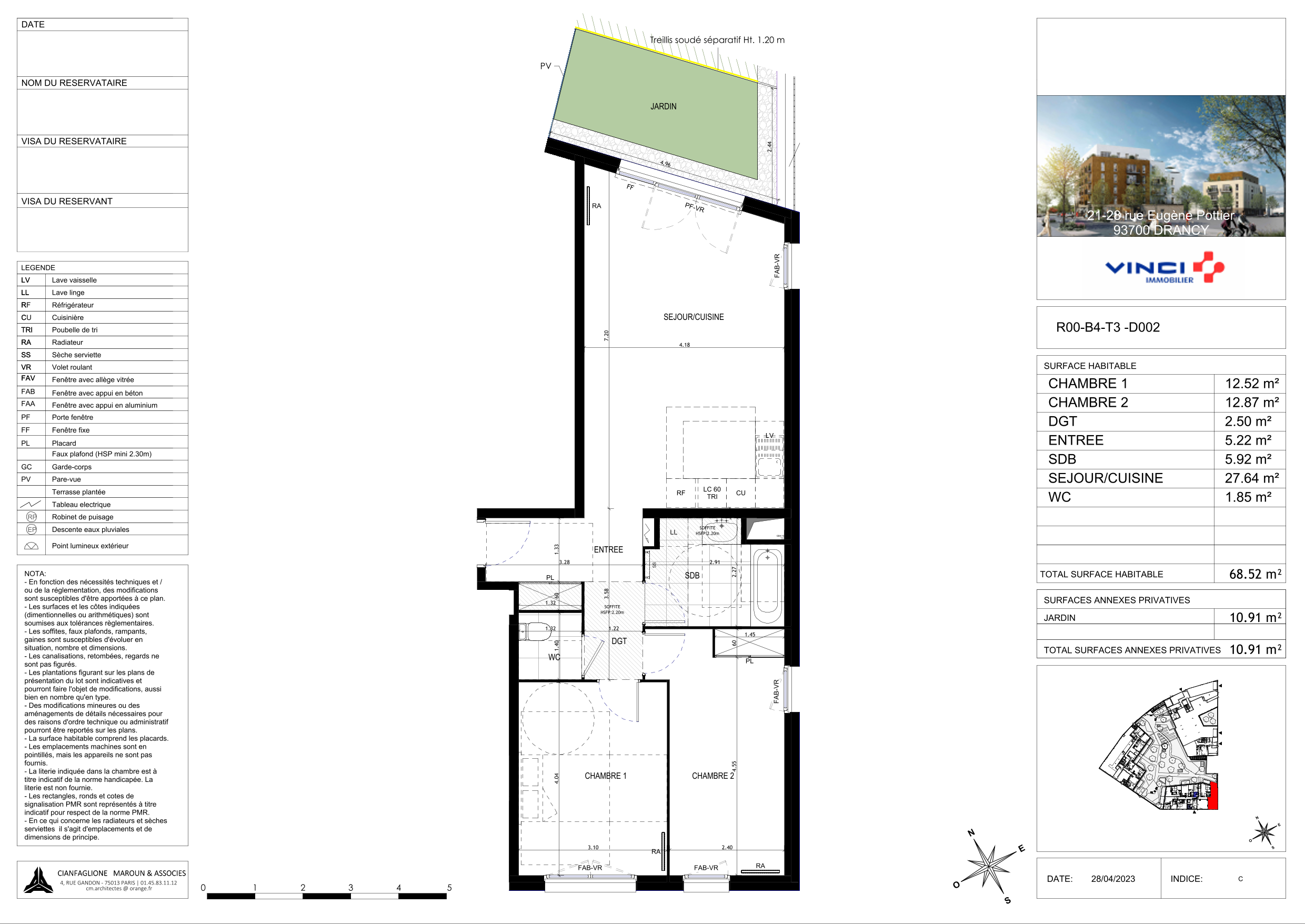 Appartement à Drancy 93700 image 76