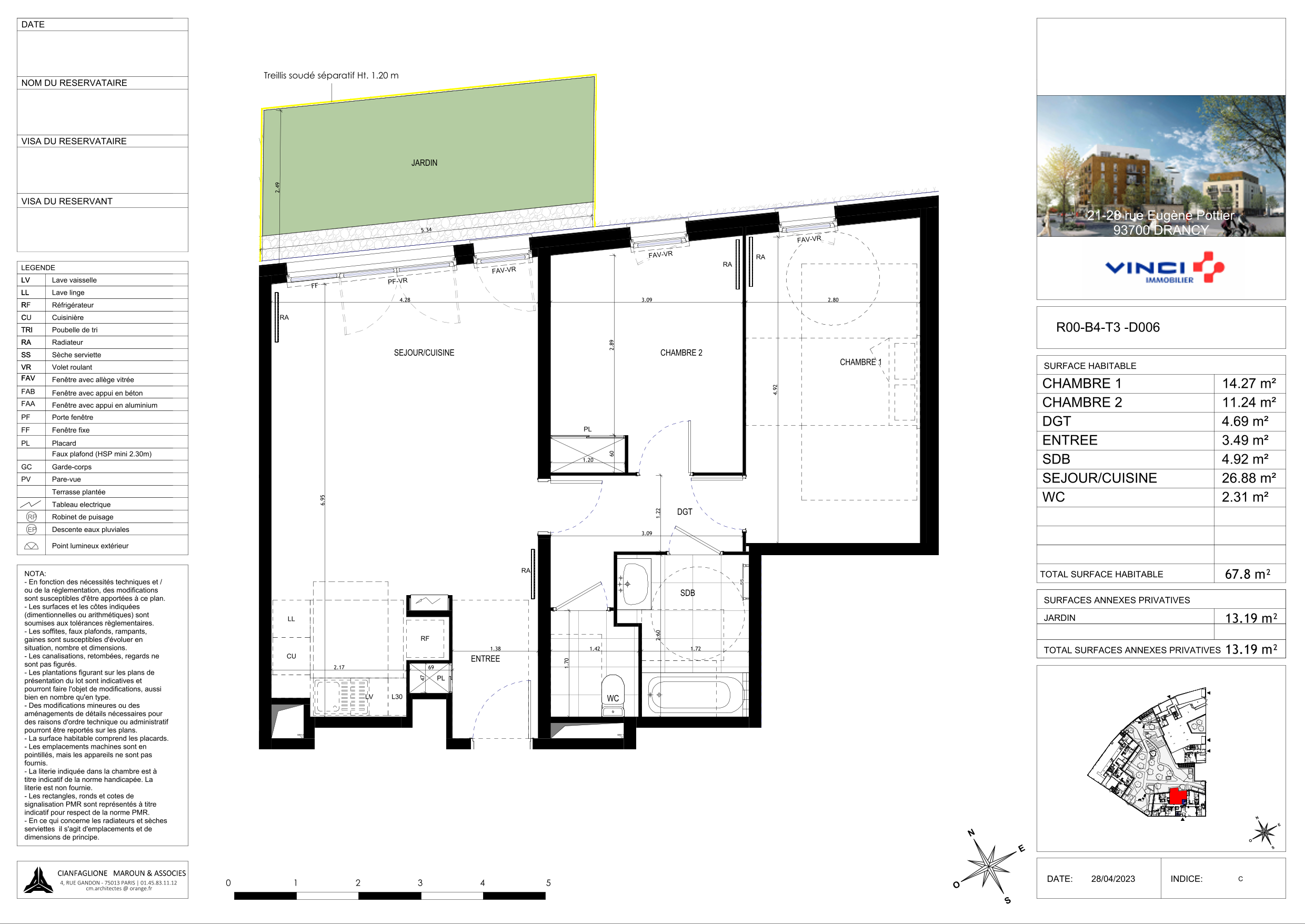 Appartement à Drancy 93700 image 80