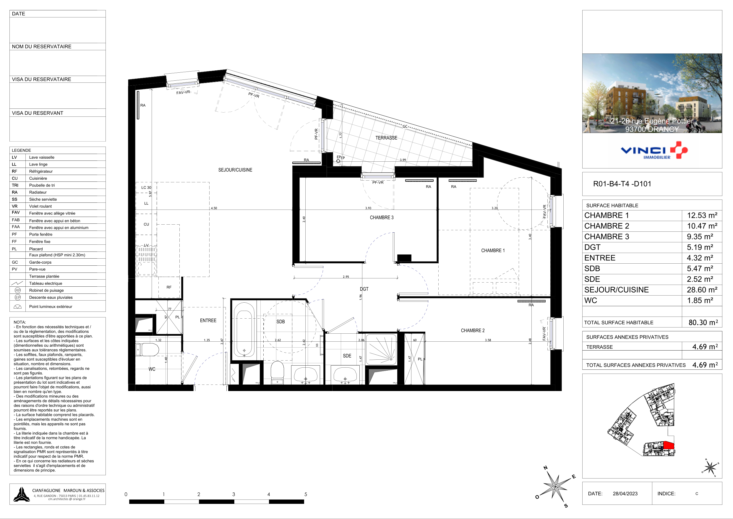 Appartement à Drancy 93700 image 81