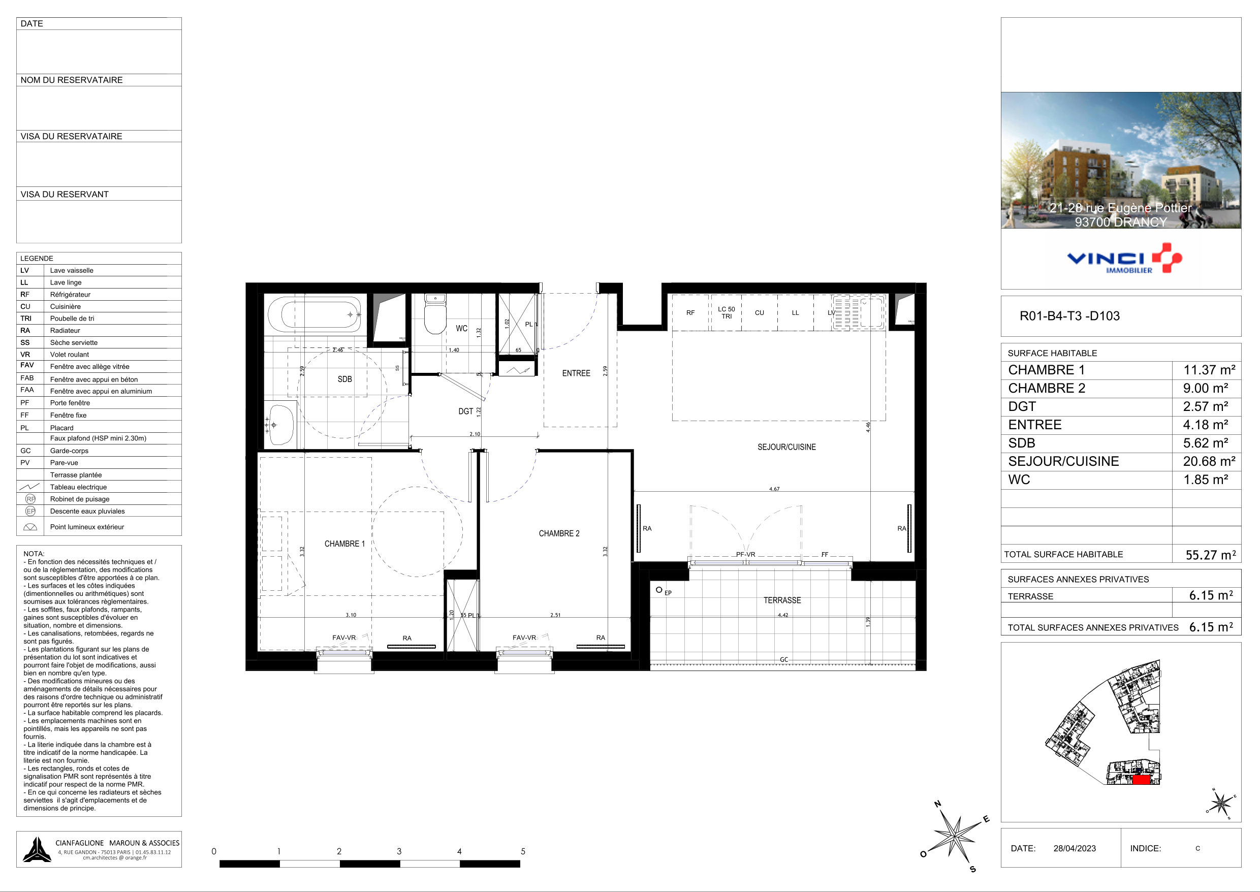 Appartement à Drancy 93700 image 83
