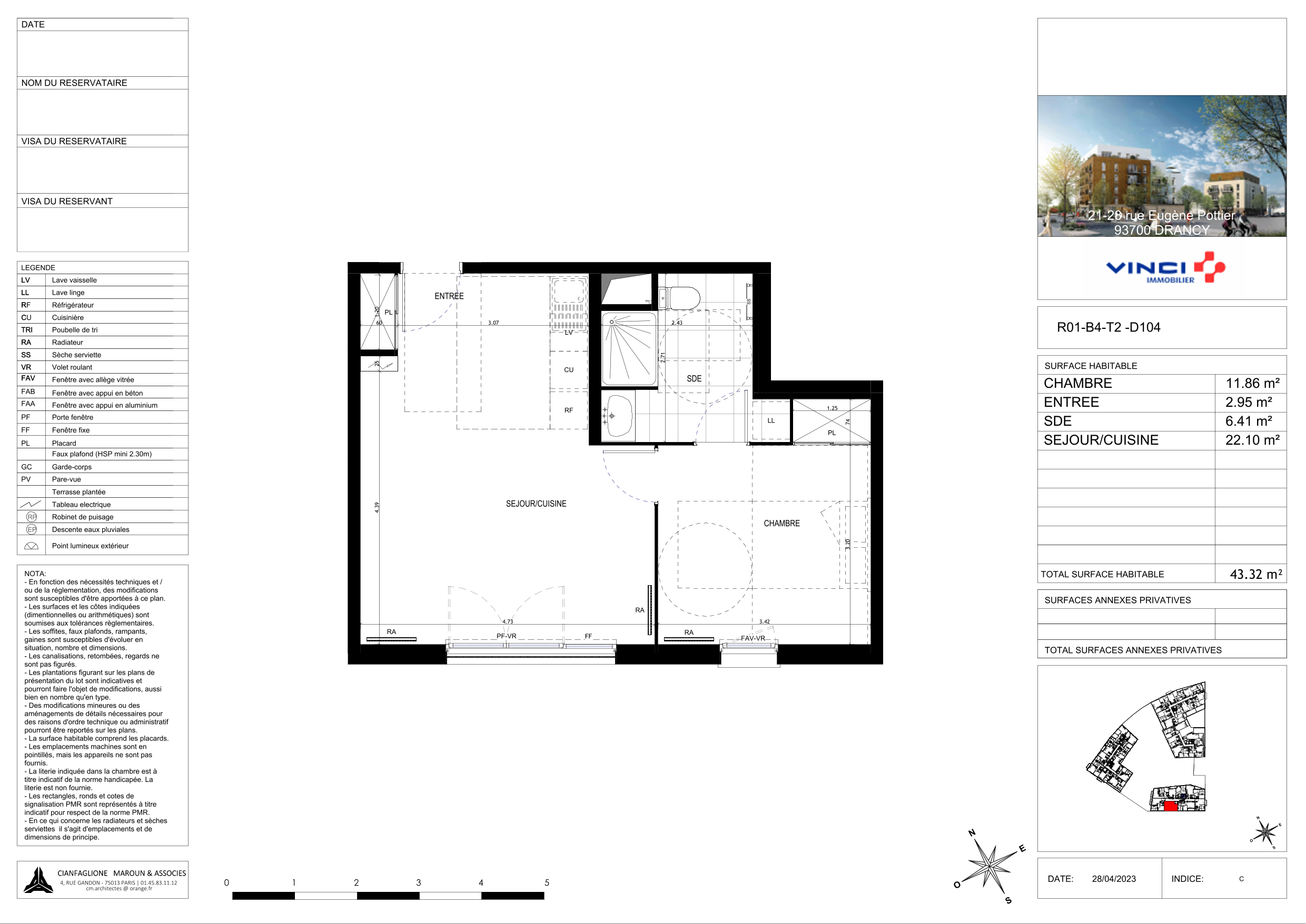 Appartement à Drancy 93700 image 84