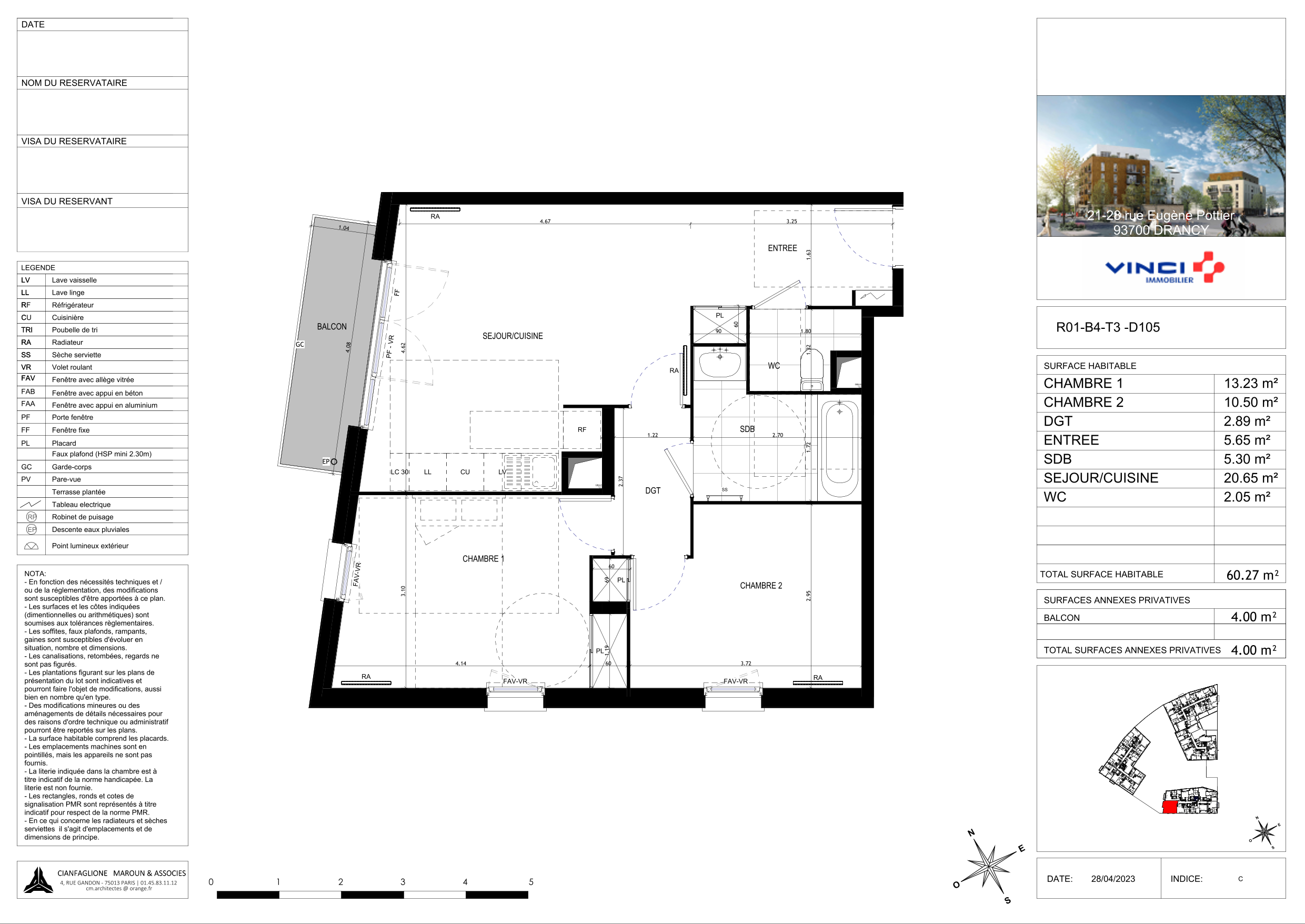 Appartement à Drancy 93700 image 85