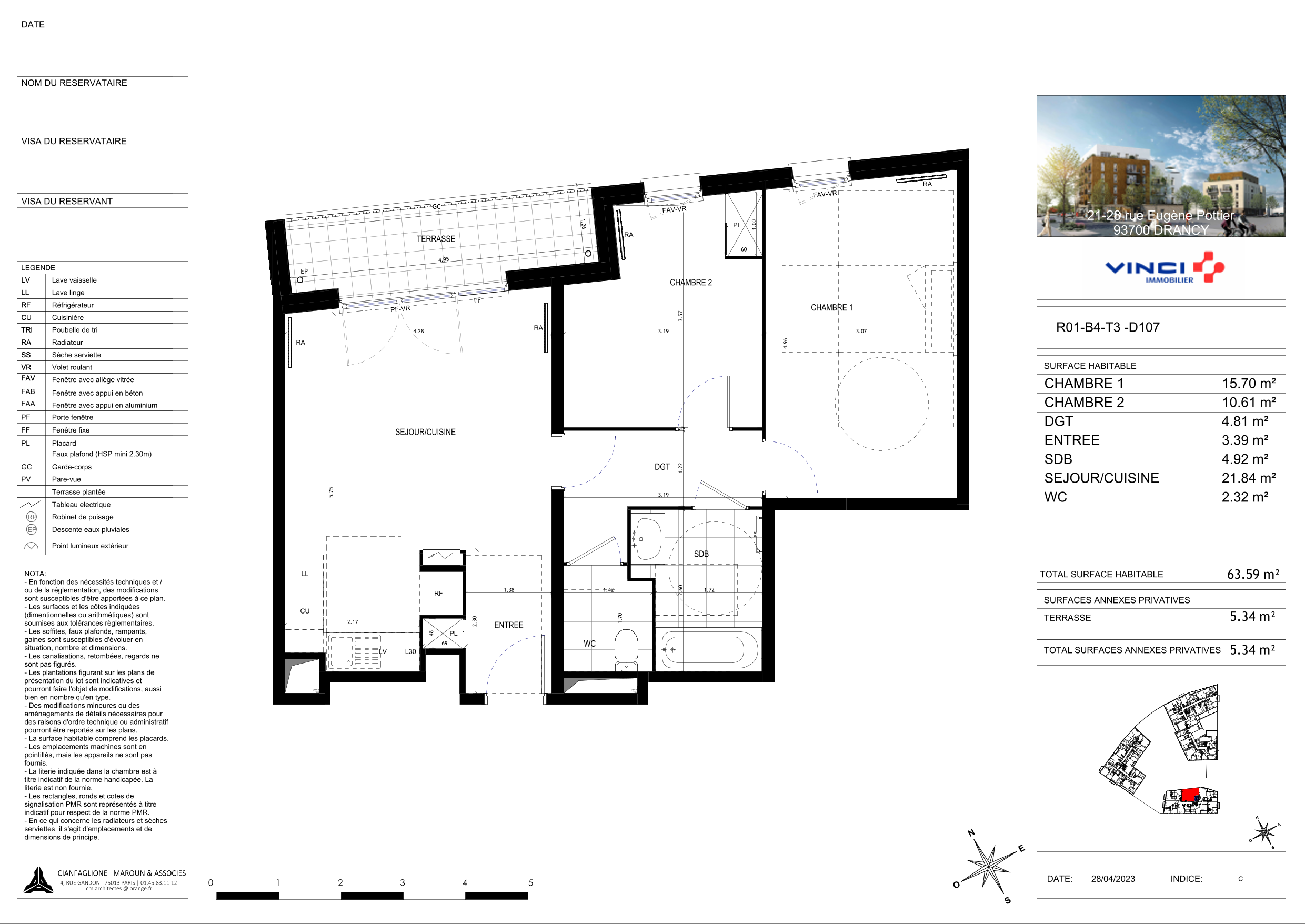 Appartement à Drancy 93700 image 87